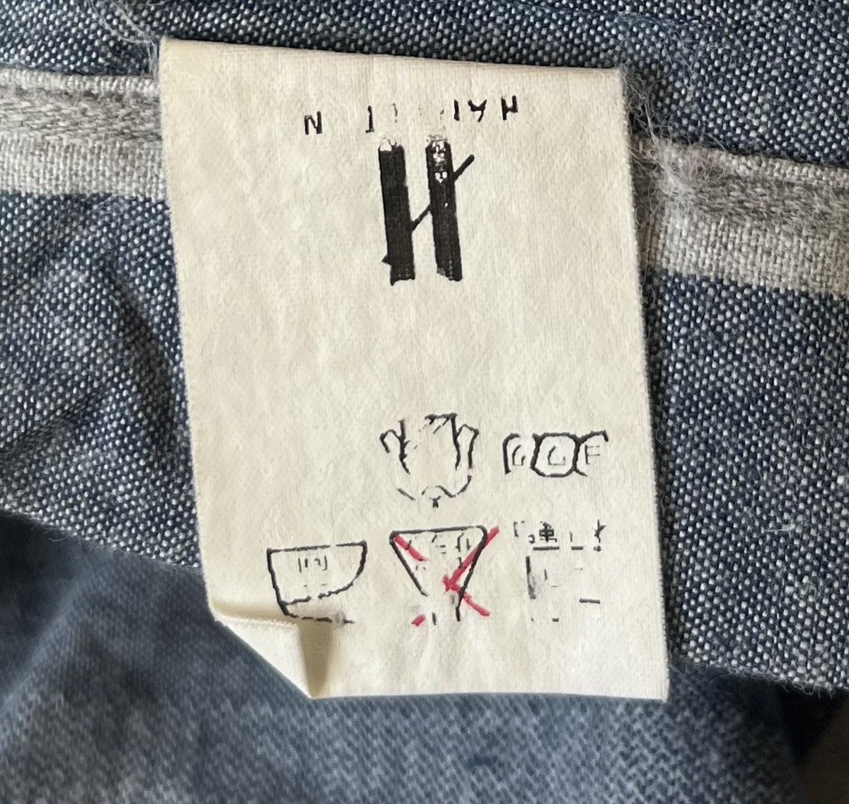 Issey Miyake Vintage issey miyake im striped collarless shirt Size US M / EU 48-50 / 2 - 4 Thumbnail