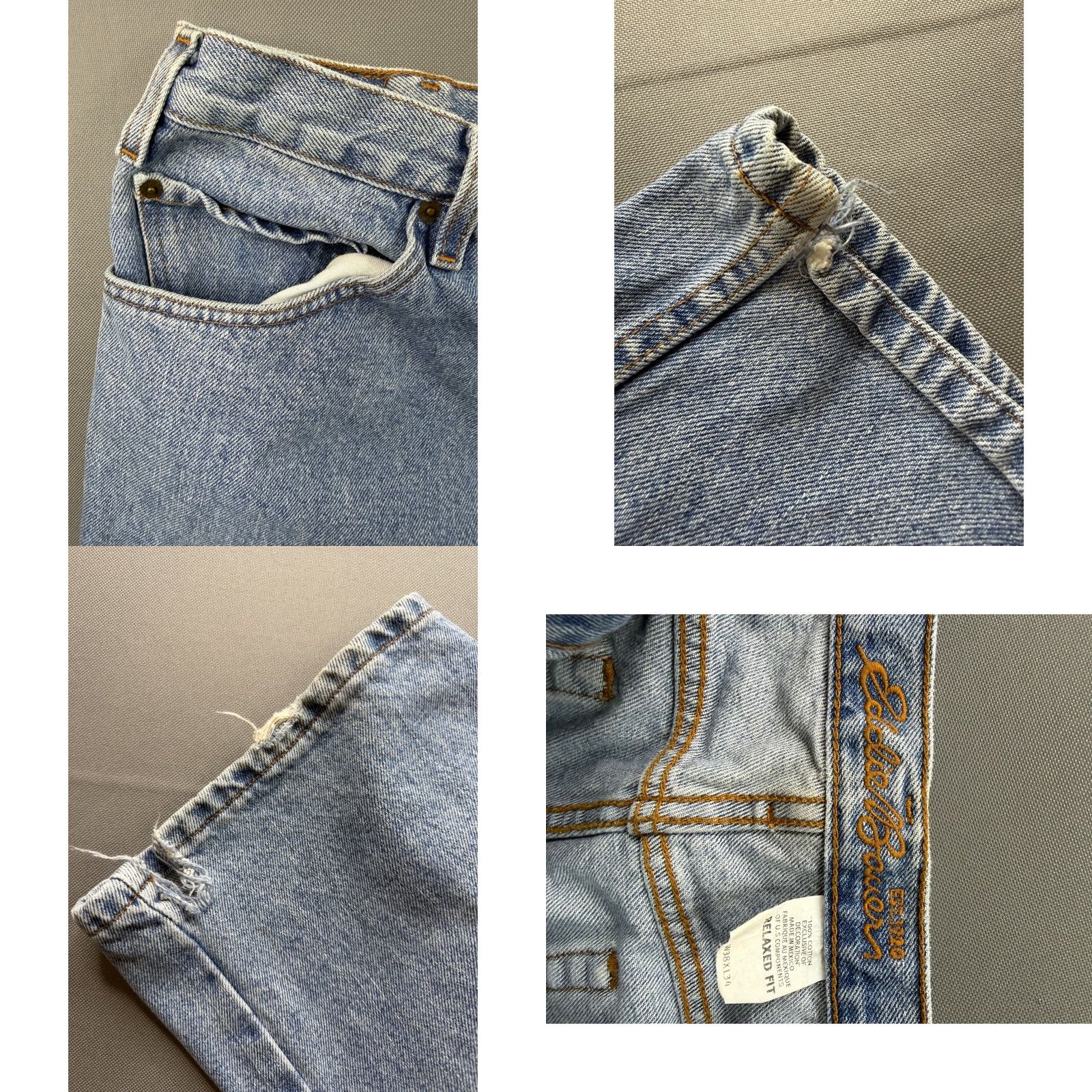 Eddie Bauer Eddie Bauer Relaxed Fit Jeans Mens Light Blue 5-Pocket Denim 100% Cotton 38x34 Jeans Size US 38 / EU 54 - 8 Thumbnail