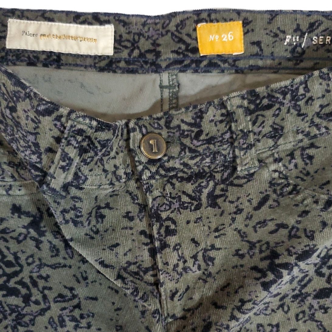 Anthropologie Anthropologie | Damask Fit Serif Mini Cords| Size 23 Size 23" - 3 Thumbnail