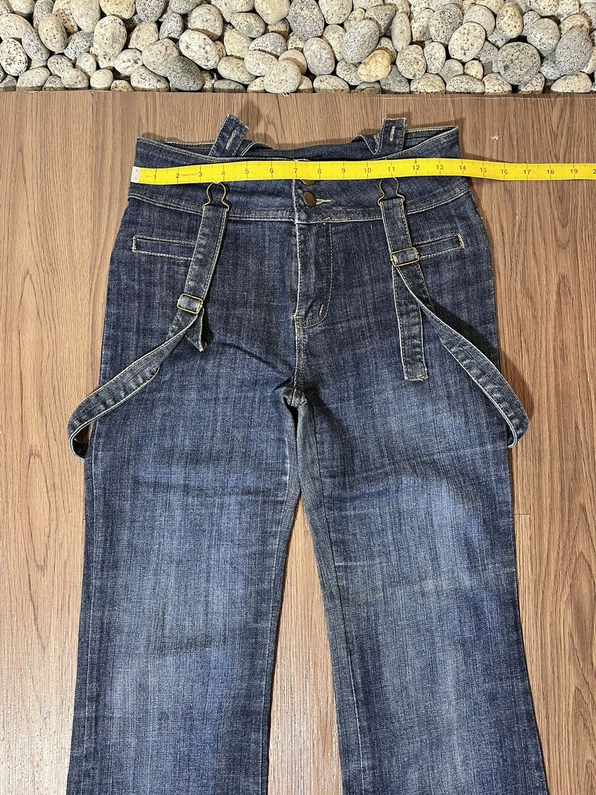 Japanese Brand × Le Grande Bleu (L.G.B.) × Tornado Mart ANAP japan suspender flare denim Size US 28 / EU 44 - 11 Thumbnail