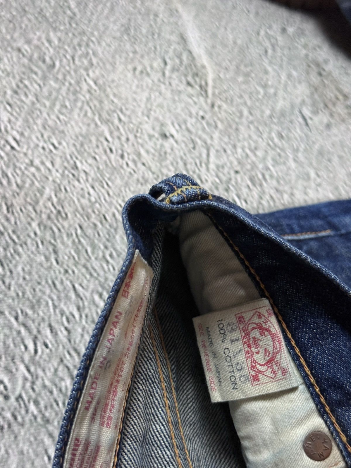 Evisu Evisu jeans daicock big logo vintage pink Yamane Japanese Size 31" - 6 Thumbnail
