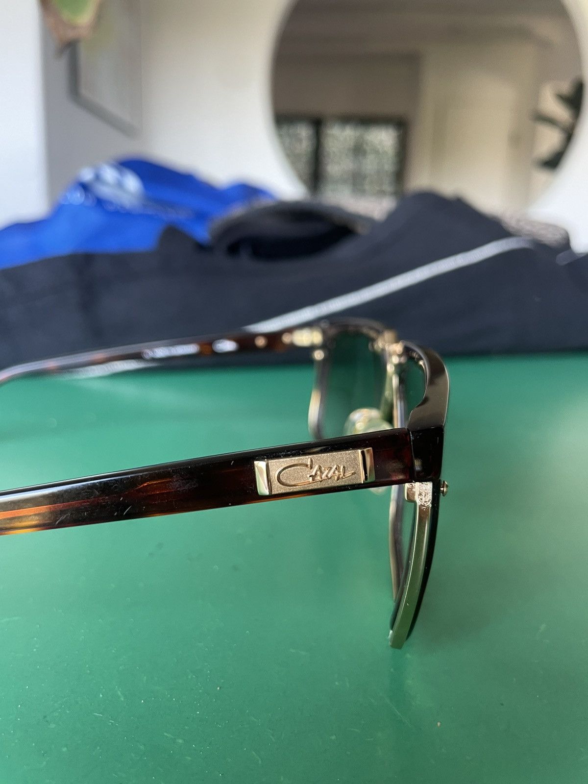 Cazal CAZAL sunglasses 643 gold and havana brown Size ONE SIZE - 6 Thumbnail
