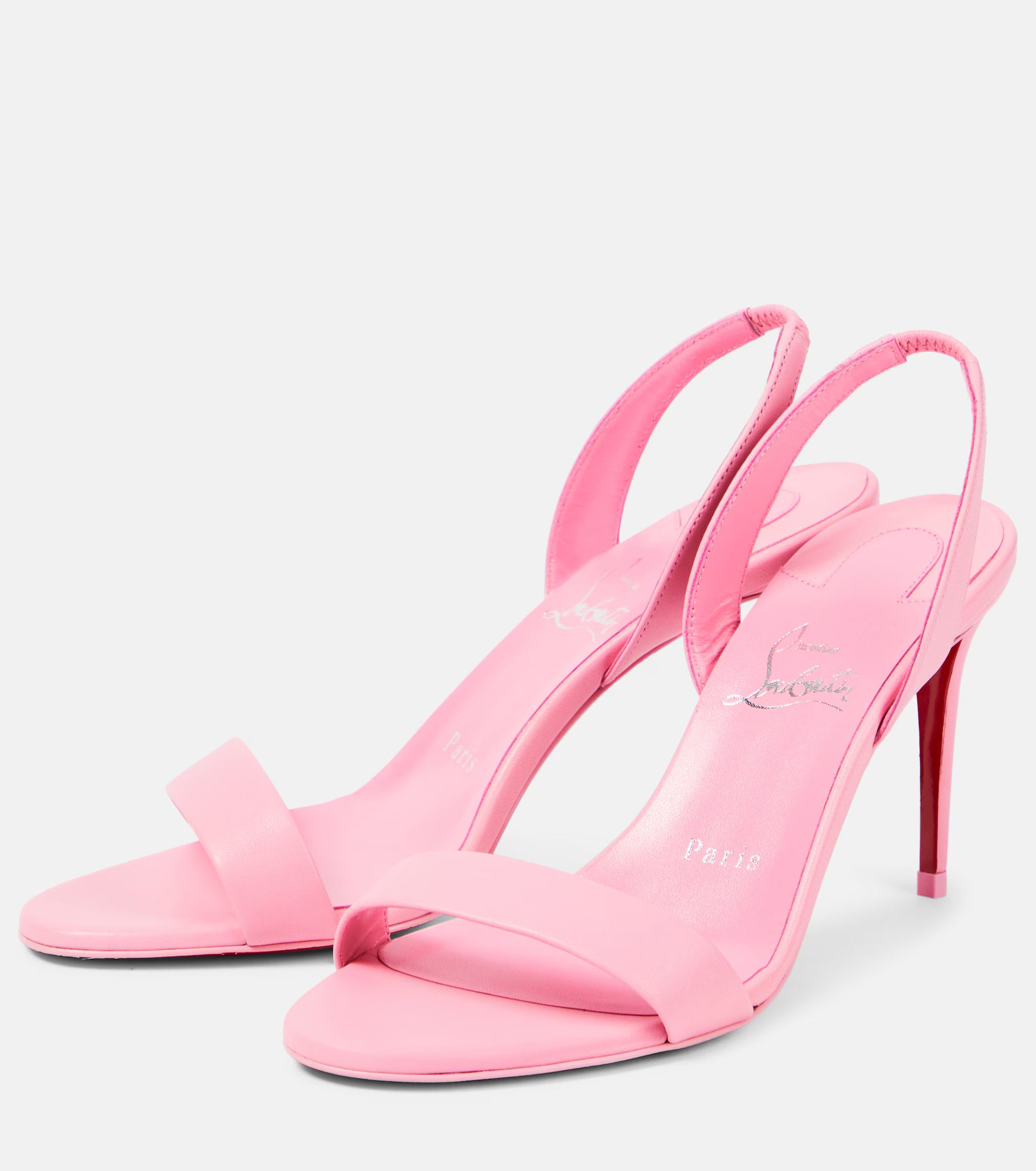 Christian Louboutin o1w1db10425 Heels in Pink Size US 9.5 / IT 39.5 - 3 Thumbnail