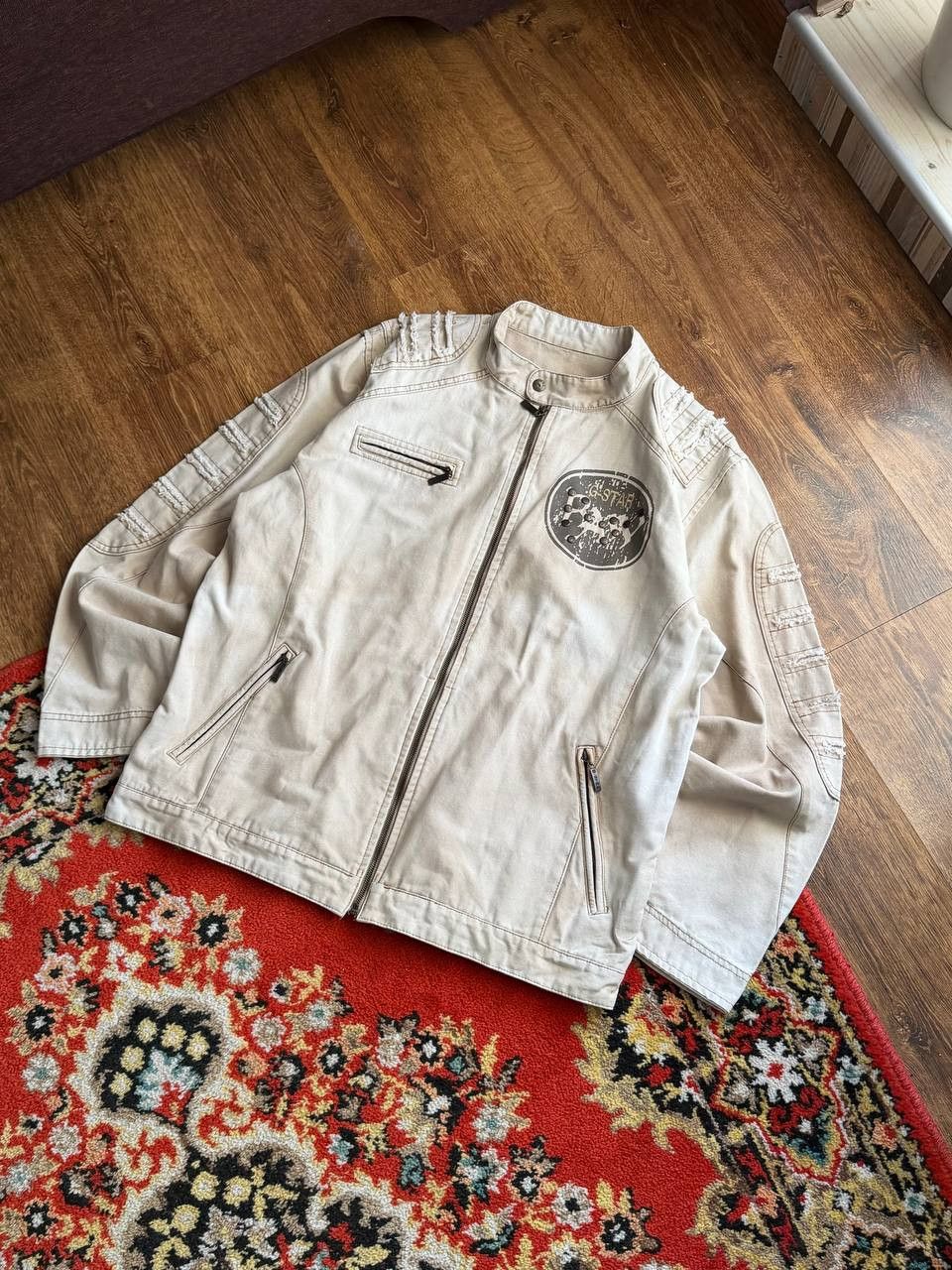 G-Star Vintage 2000s Hedi Slimane Dior Style Archive Cropped Jacket Size US L / EU 52-54 / 3 - 1 Thumbnail