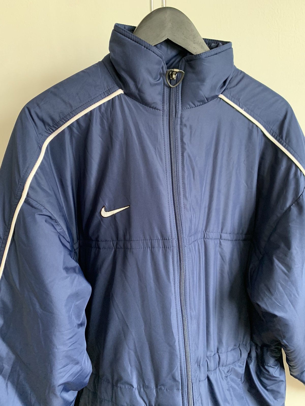 Nike × Vintage Vintage Nike Puffer Jacket Y2k Style Size US L / EU 52-54 / 3 - 2 Thumbnail