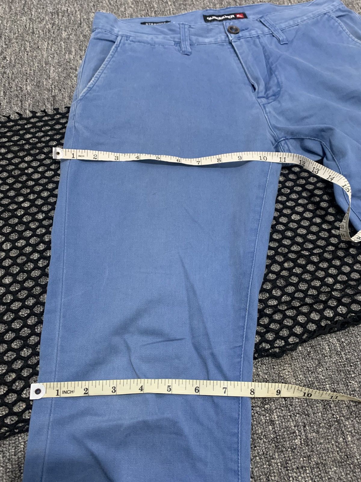 Quiksilver 2014 Quiksilver Straight Tapered Fit Blue Pants Size US 30 / EU 46 - 13 Thumbnail