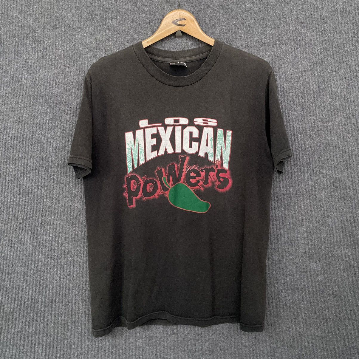 Rap Tees × Vintage × WWE 1990s Los Mexican Powers Pro Wrestling WWE Rap Tees Size US L / EU 52-54 / 3 - 7 Thumbnail