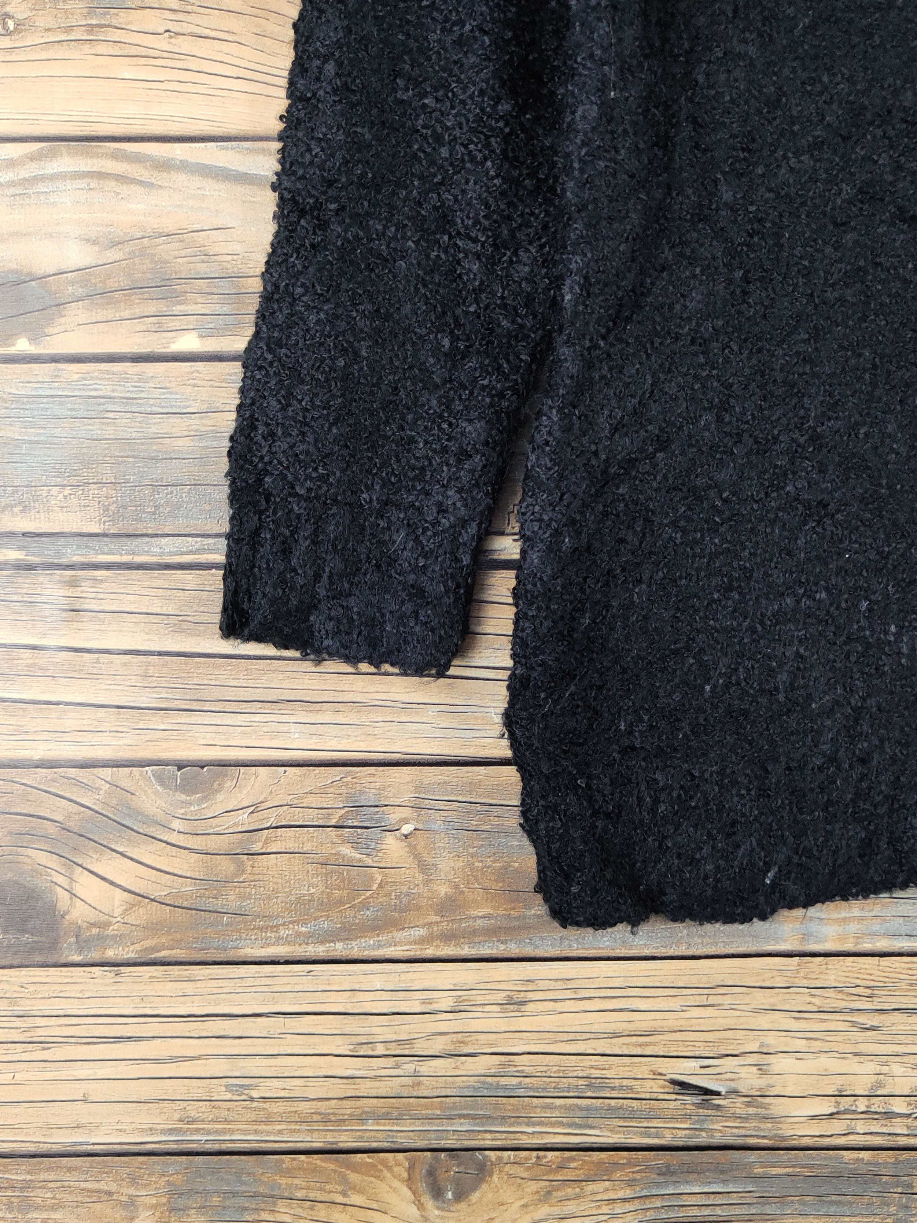 Japanese Brand × Vintage Anne Basket Black Knitwear Cardigan #W1259 Size M / US 6-8 / IT 42-44 - 4 Thumbnail
