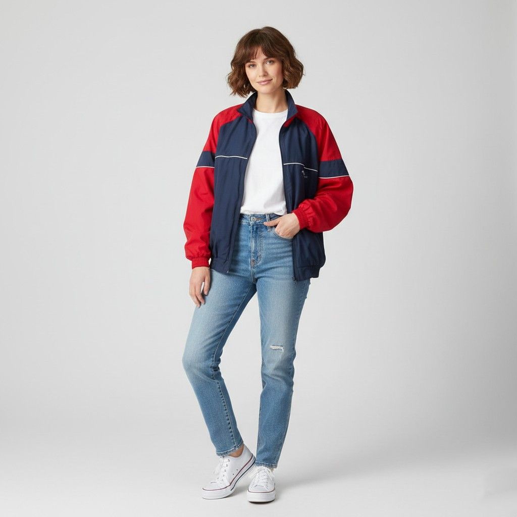 Vintage Mars Sportsline Women 36 S Jacket Navy Vintage 3816 Size S / US 4 / IT 40 - 1 Thumbnail