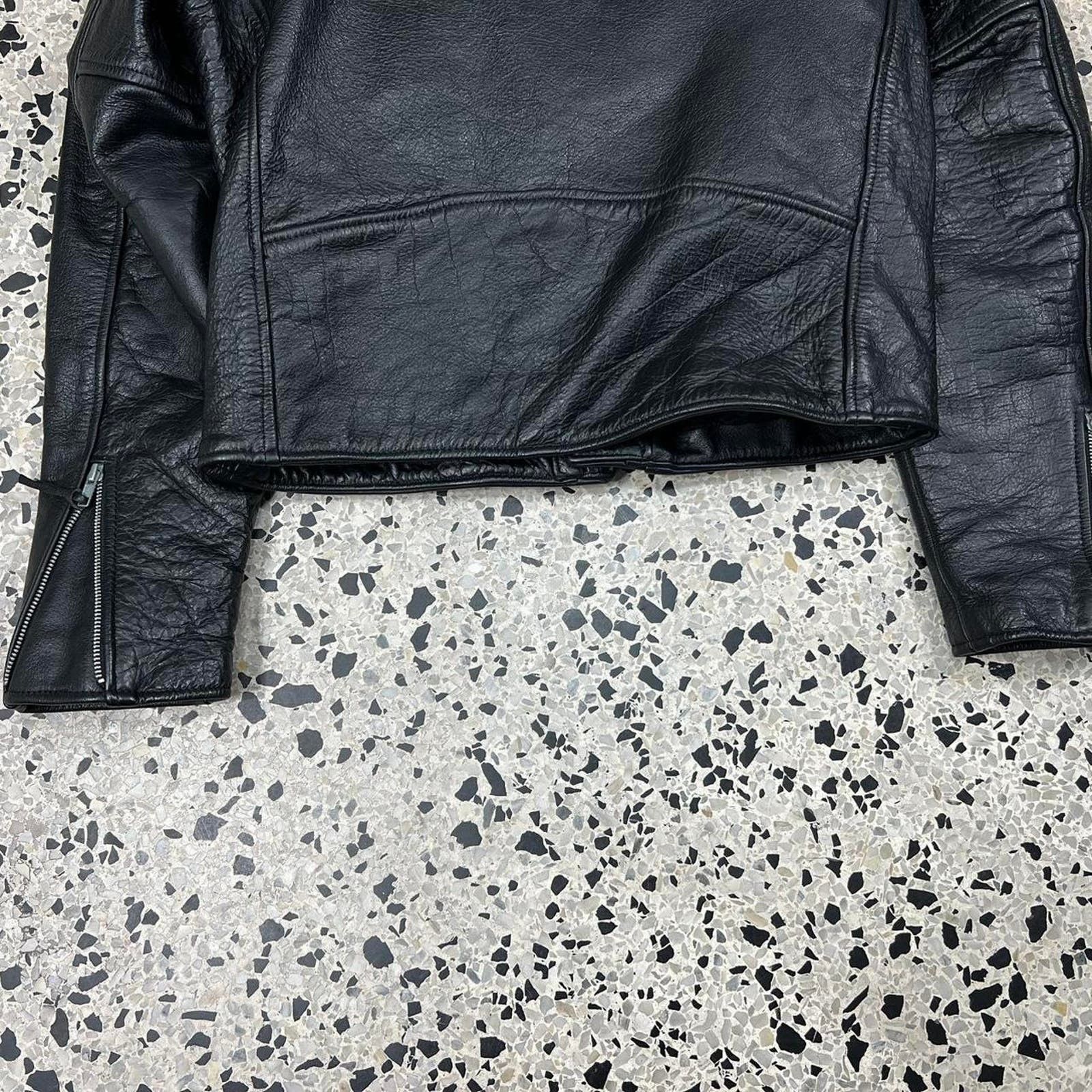 Japanese Brand VINTAGE 90S PUNK MOTORCYCLE LEATHER RIDER JACKET Size US S / EU 44-46 / 1 - 7 Thumbnail