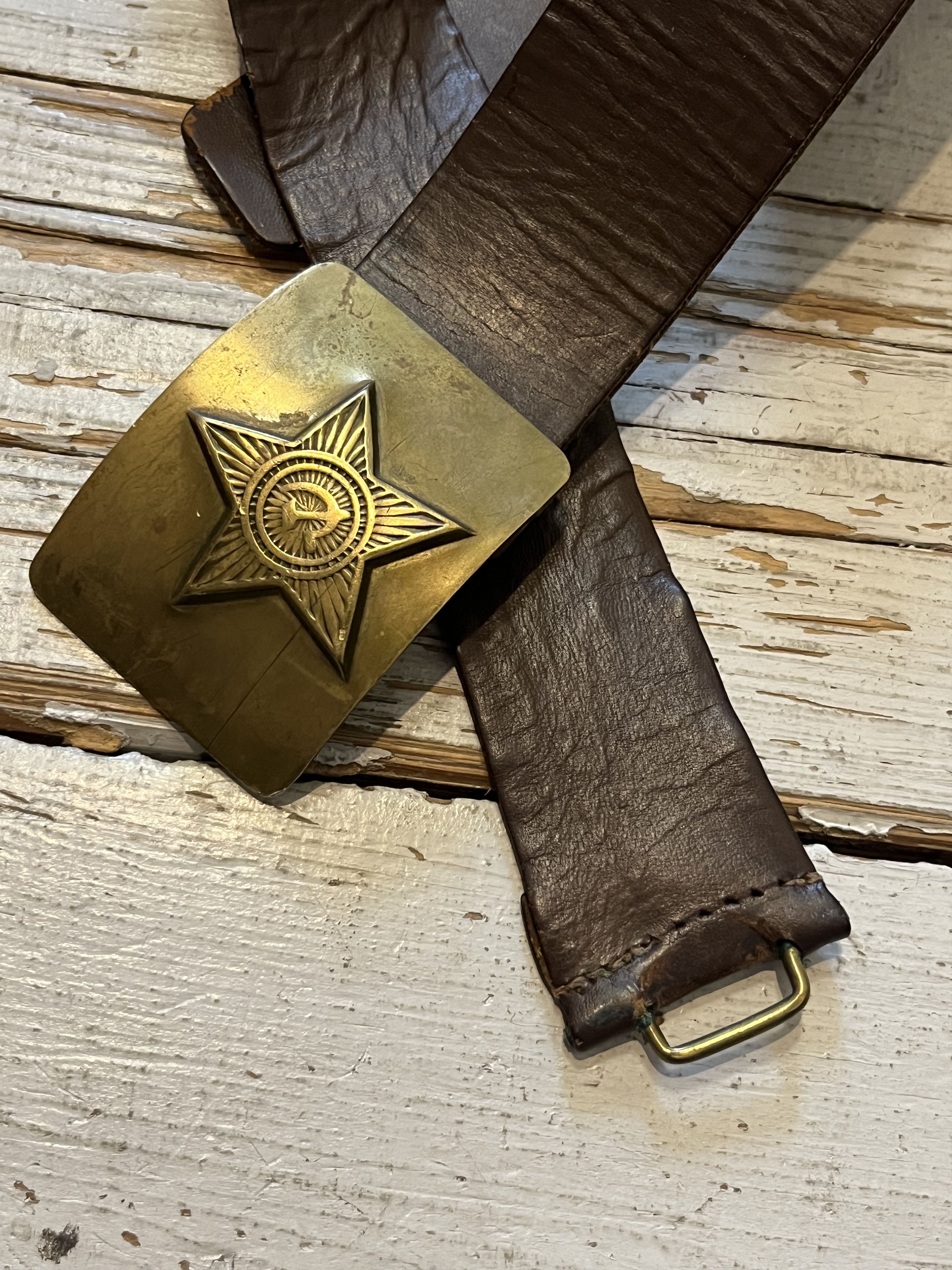 Cccp × Vintage 80's CCCP Communist Russian USSR Belt Size ONE SIZE - 6 Thumbnail