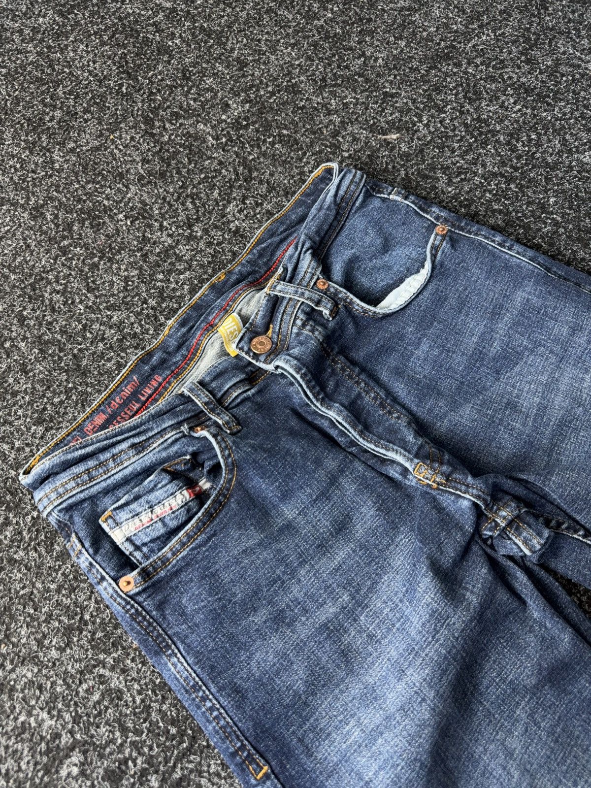 Diesel Vintage Y2K 00s Luxury Distressed Skinny jeans Denim pants Size US 30 / EU 46 - 4 Thumbnail