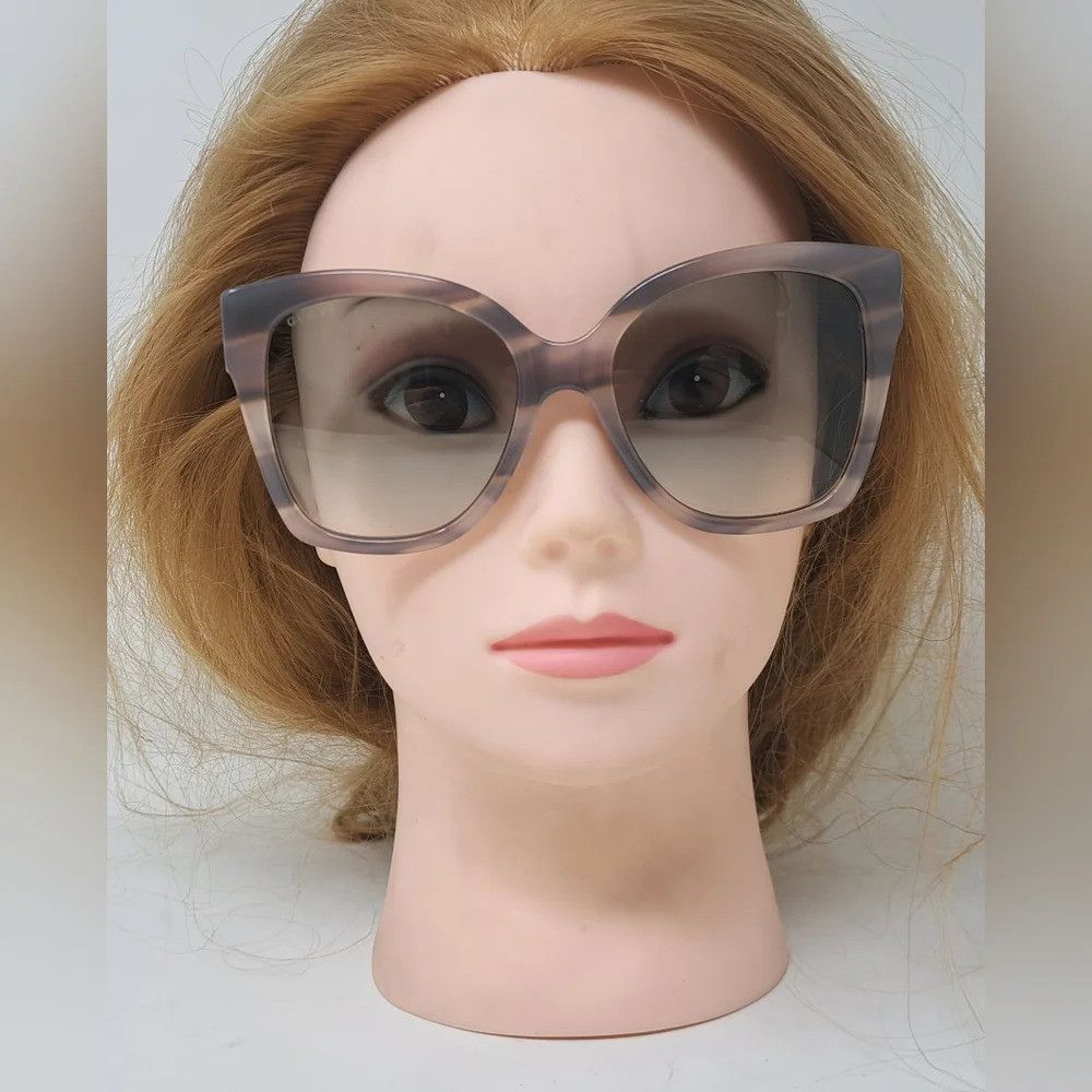 Gucci NWT Gucci Women's Sunglasses Marble Gray Square Full Rim GG Size ONE SIZE - 7 Thumbnail