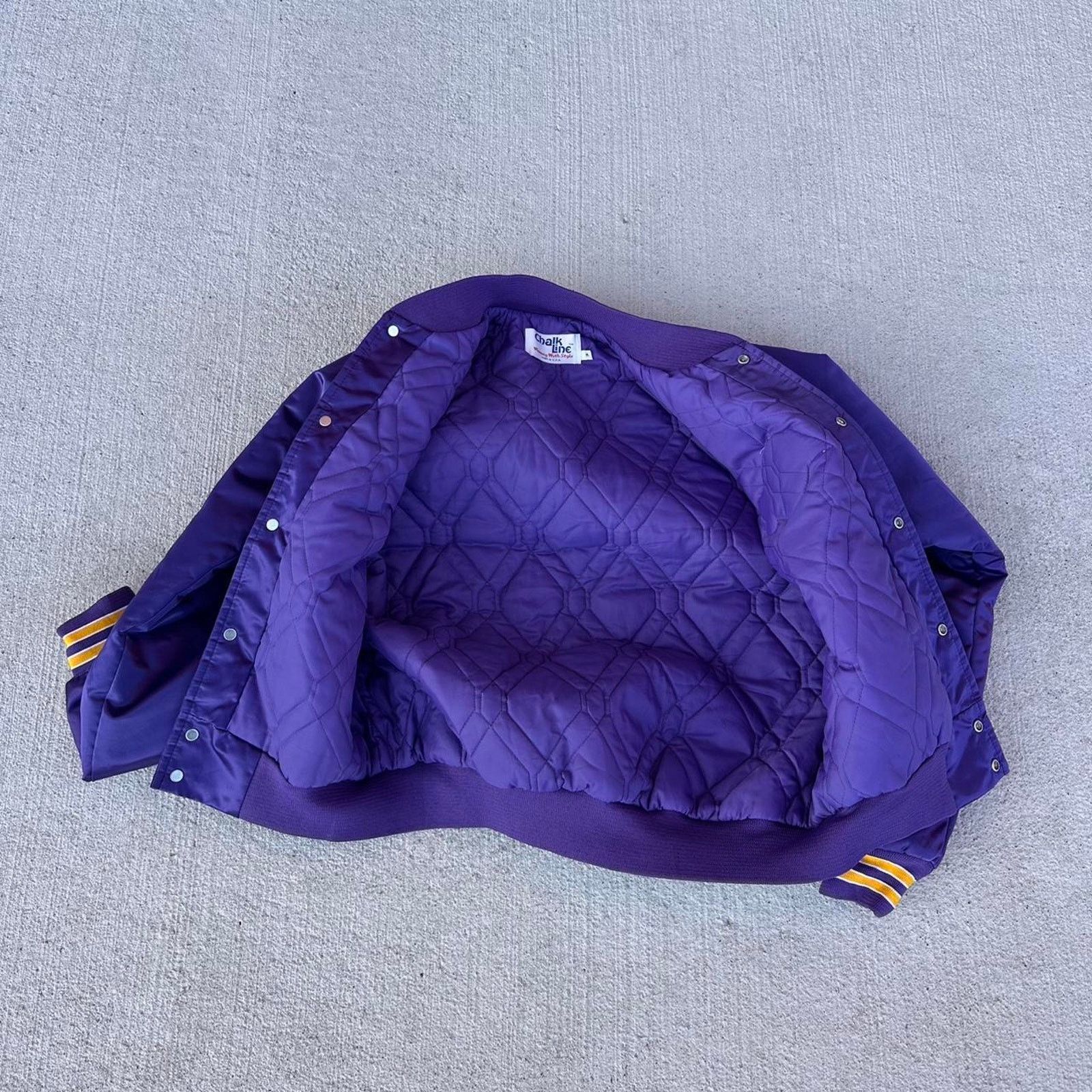 Chalk Line × Vintage Vintage Los Angeles Lakers Chalk Line Satin Jacket Size US M / EU 48-50 / 2 - 6 Thumbnail
