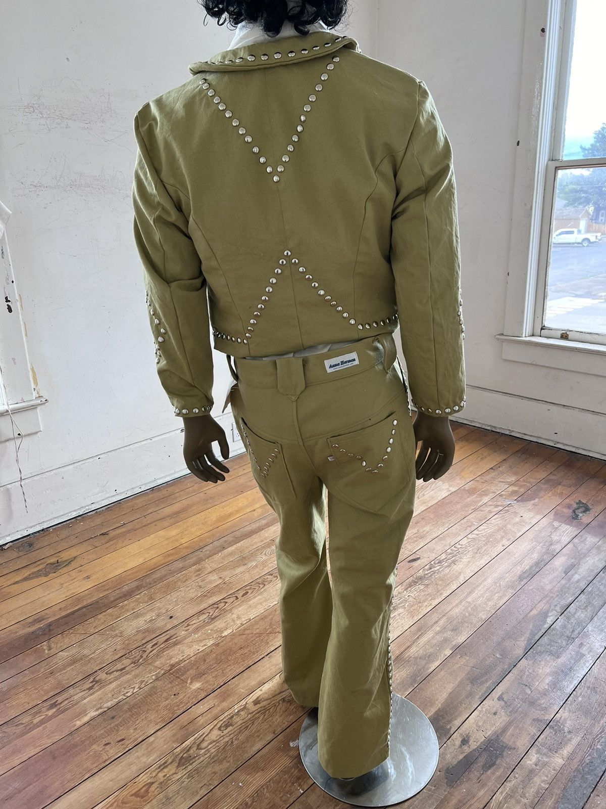 Other Men’s Studded Western Motorcycle Suit 41 -42 by Herman USA Size 42R - 5 Thumbnail
