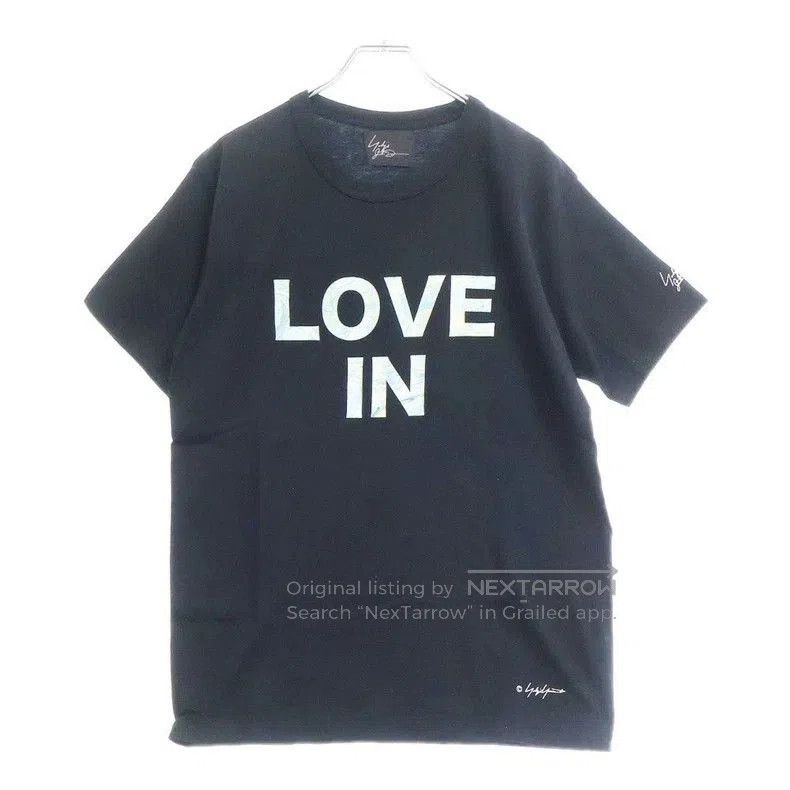 Yohji Yamamoto Yohji Yamamoto LOVE IN.Ocm Print Tee. Size US M / EU 48-50 / 2 - 1 Thumbnail