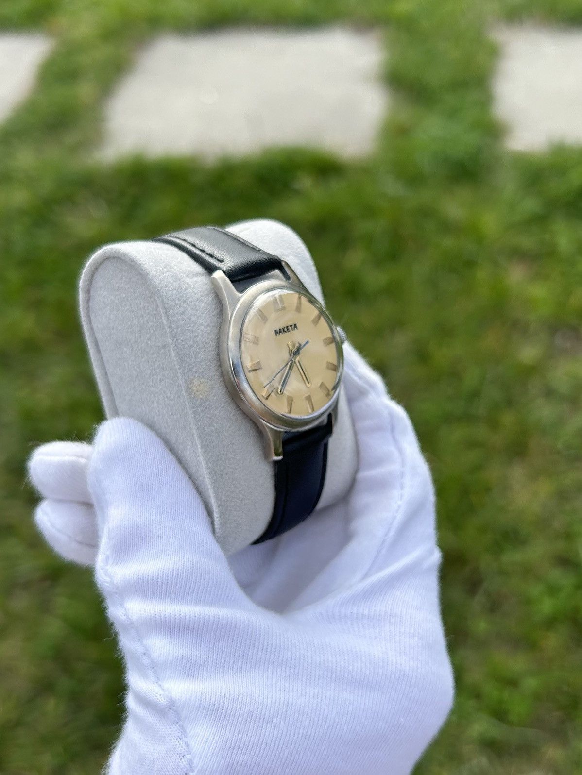 Vintage Vintage Watch Raketa Soviet USSR Mechanical Wristwatch 1950s Size ONE SIZE - 5 Thumbnail