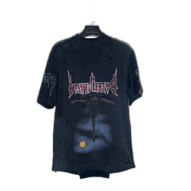 Balenciaga Balenciaga Short Sleeve TShirt with Print-2505 Size US S / EU 44-46 / 1 - 1 Thumbnail