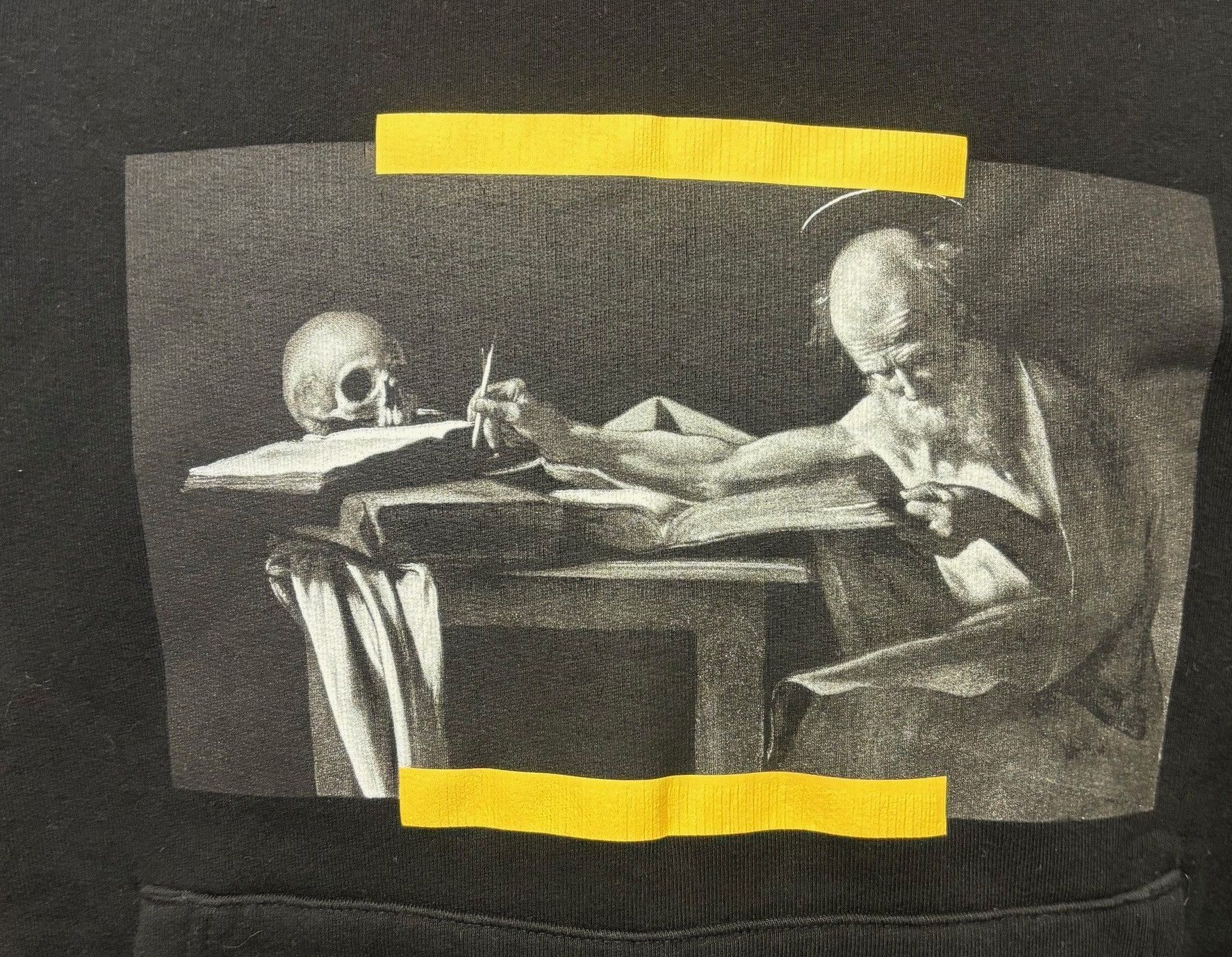 Off-White Off White Hoodie Black/Yellow Size M Size US M / EU 48-50 / 2 - 3 Thumbnail