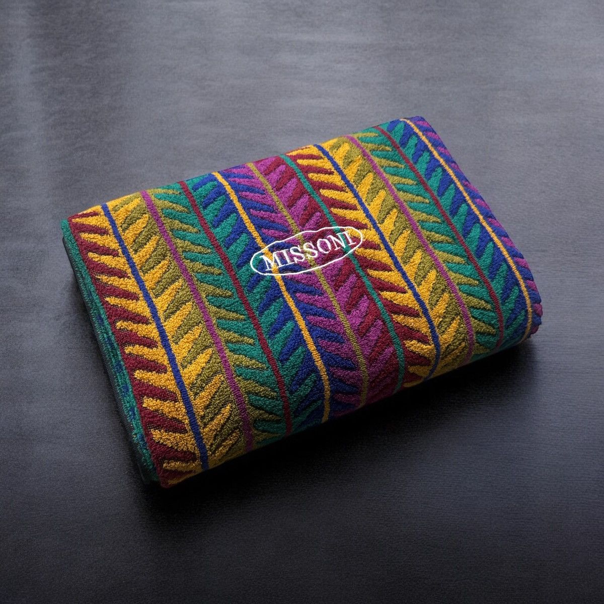 Missoni MISSONI MULTICOLORS HERRING BONES PATTERN BLANKET Size ONE SIZE - 1 Thumbnail