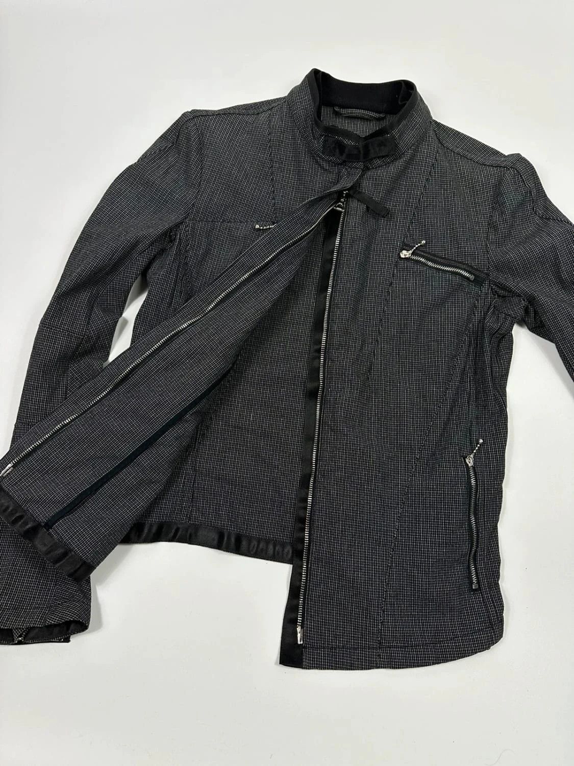 Marithe + Francois Girbaud Marithé + Francois Girbaud Fitted Jacket Pied de Poule Size M / US 6-8 / IT 42-44 - 8 Thumbnail