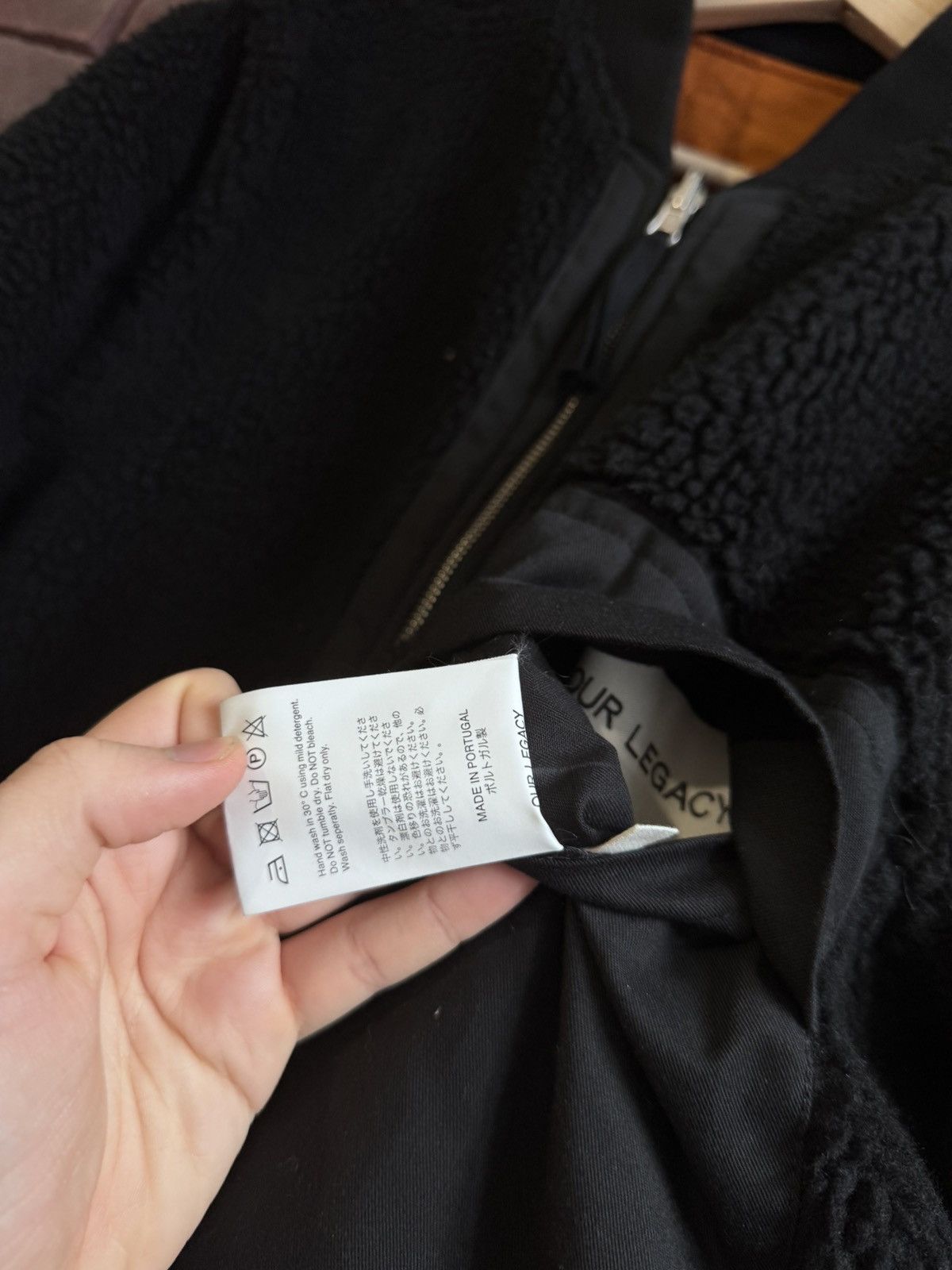Our Legacy Our Legacy Sherpa Nylon Teddy Reversible Bomber Jacket Black Size US S / EU 44-46 / 1 - 8 Thumbnail