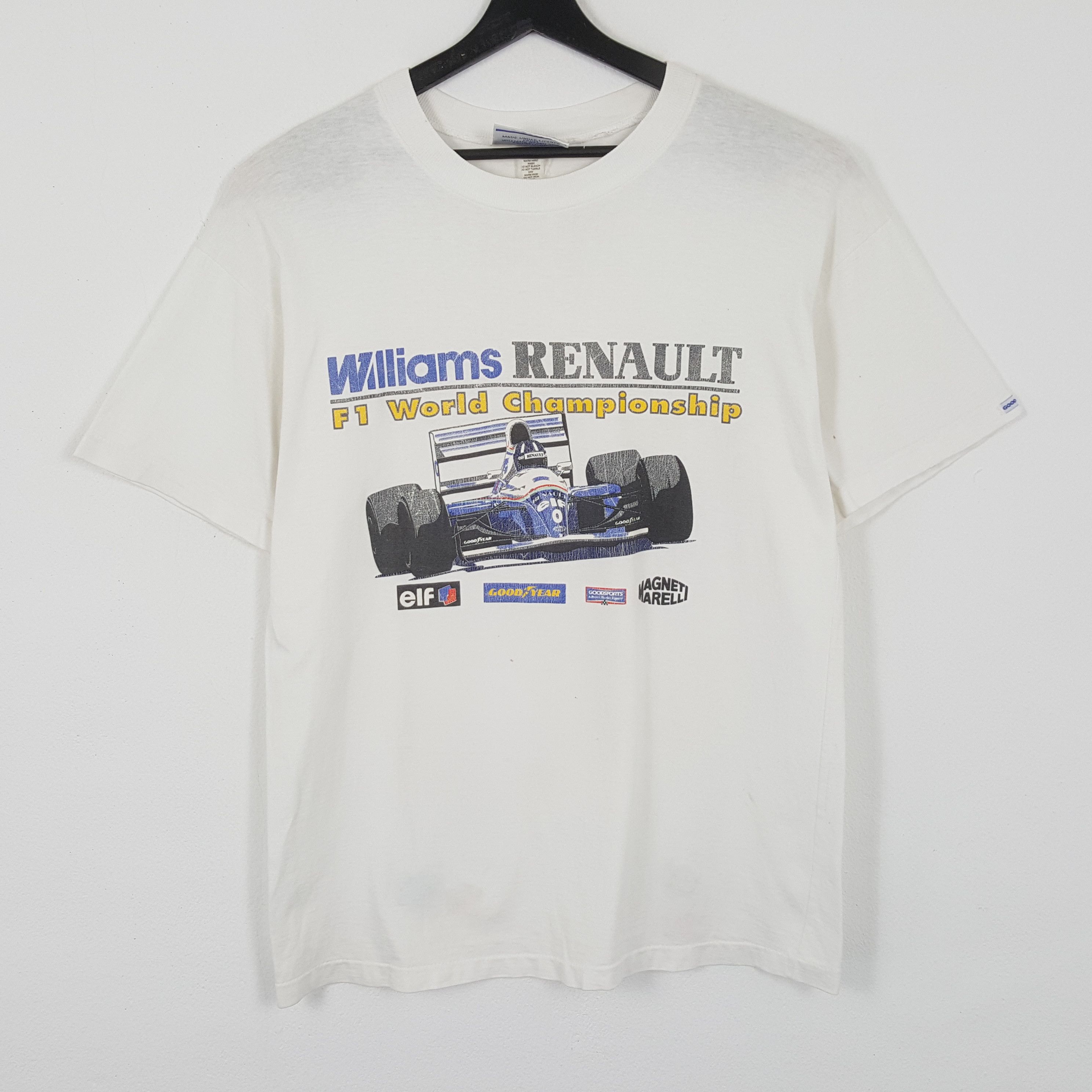 Vintage F1 Formula One Racing WILLIAMS RENAULT Vintage Tshirt Size US L / EU 52-54 / 3 - 1 Thumbnail