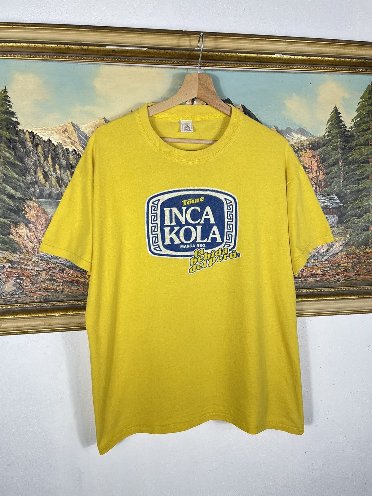 Vintage Yellow Inca Kola Vintage Retro 90s Tee T shirt Size US M / EU 48-50 / 2 - 3 Thumbnail