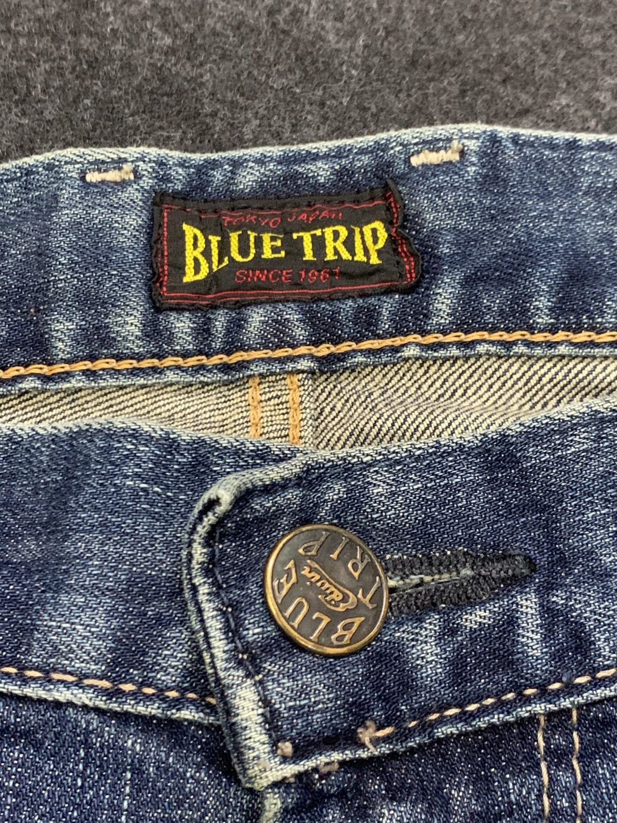 Edwin EDWIN Blue Trip Distressed Denim Jeans Flap Pocket Size US 32 / EU 48 - 7 Thumbnail