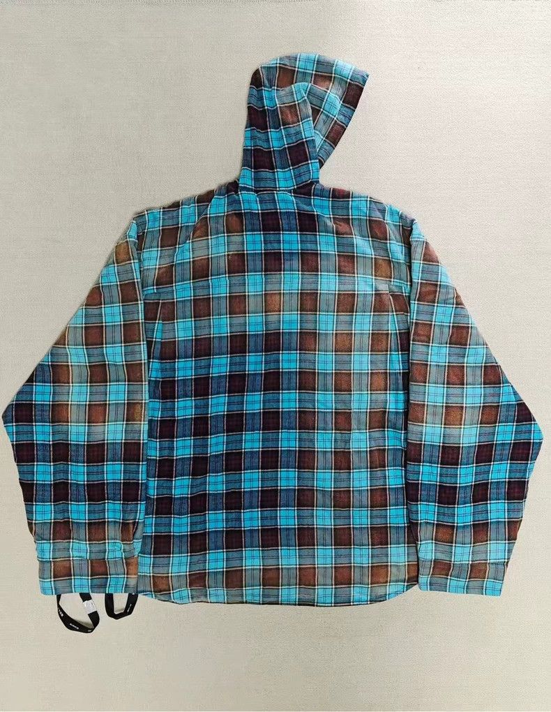 Balenciaga Balenciaga 22ss flannel rendered vintage plaid gradient hoo Size US S / EU 44-46 / 1 - 2 Thumbnail
