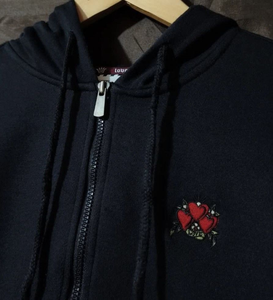 Ed Hardy × Japanese Brand × Vintage Vintage Ed Hardy Zipper Hoodie Size US M / EU 48-50 / 2 - 4 Thumbnail