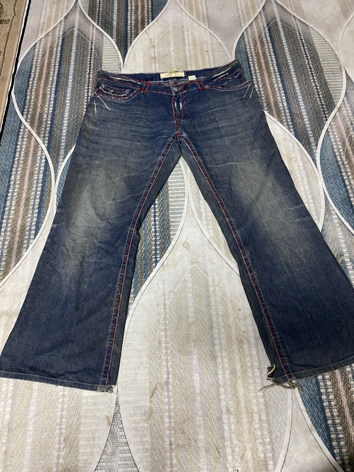 Jean × Vintage Vintage Laguna Beach Jeans Distressed Jean Boot Cut Made Usa Size US 42 / EU 58 - 2 Thumbnail