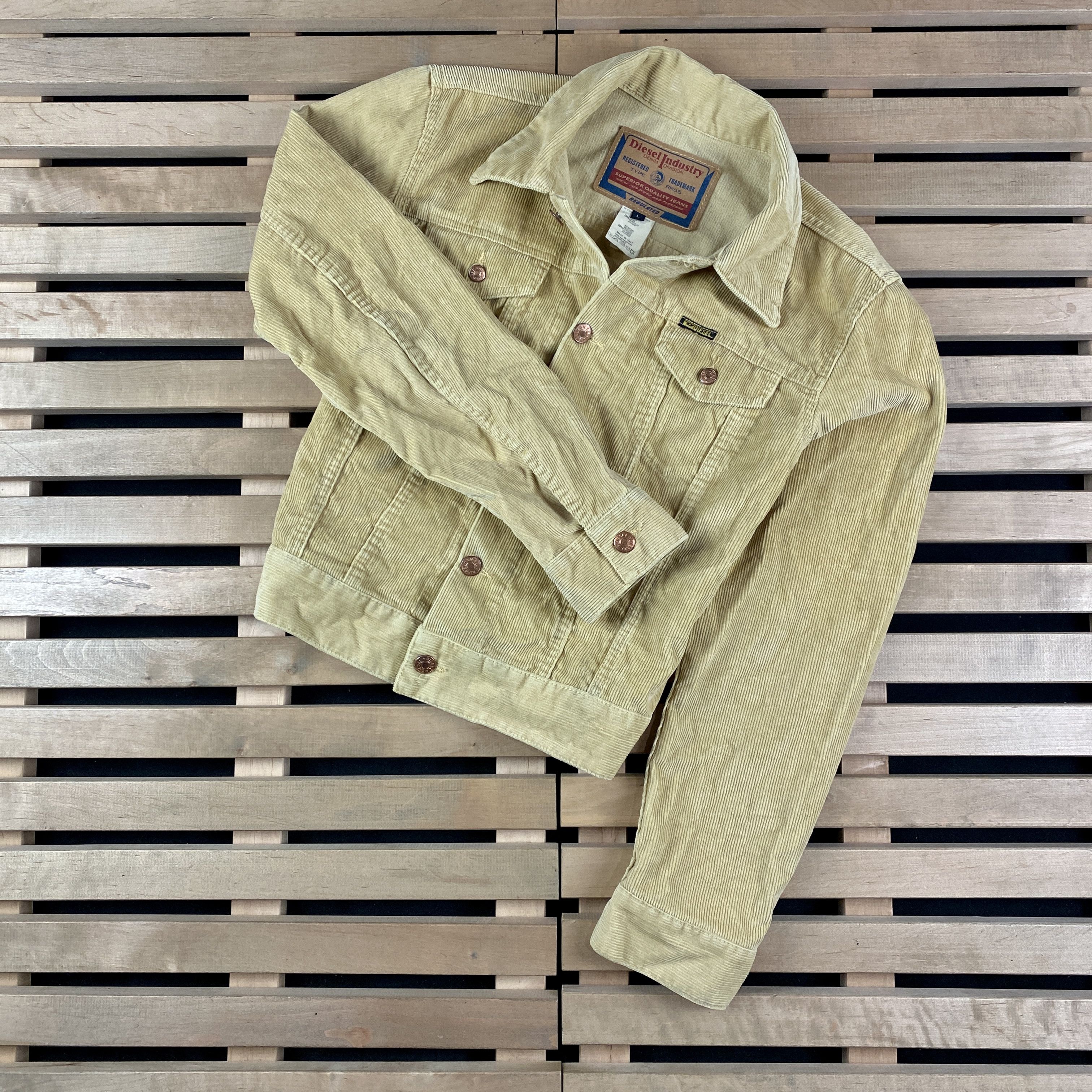 Women’s Velvet Bomber Jacket Diesel Vintage Size L