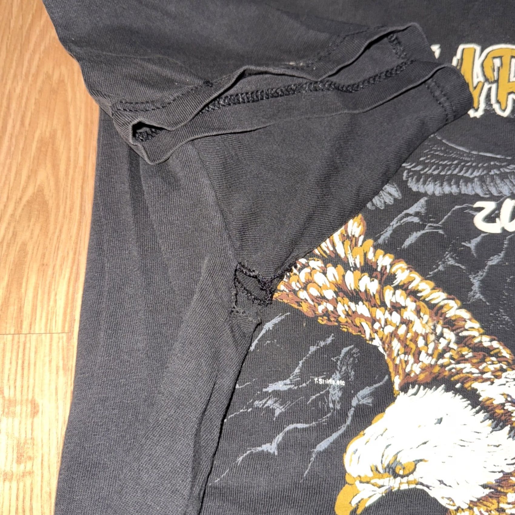 Vintage VINTAGE Sturgis Motorcycle Tee Shirt XL Black Mens Distressed 2001 Biker Week Size US XL / EU 56 / 4 - 6 Thumbnail