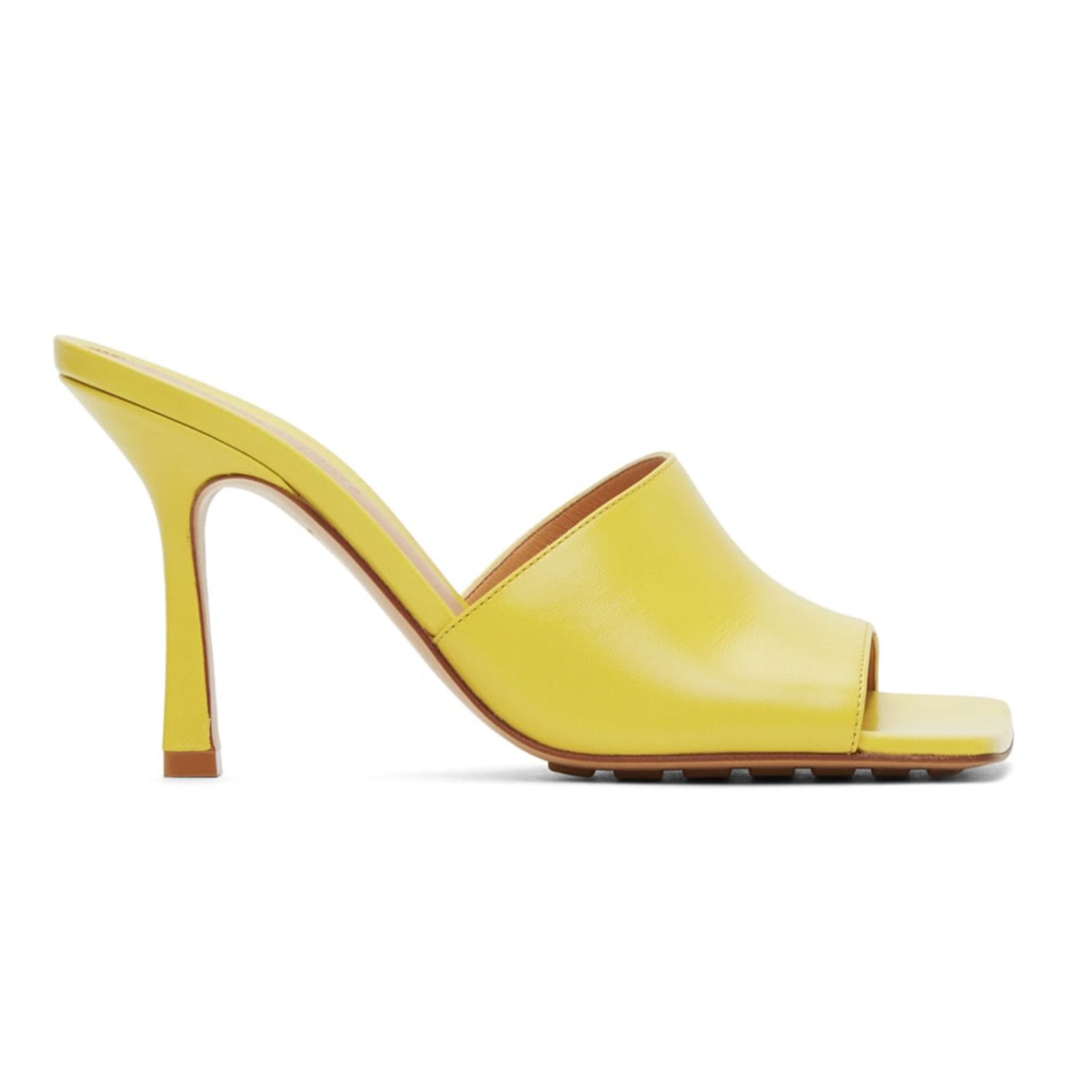 Bottega Veneta Stretch Square Toe Pear Leather Sandal Backless Heel Pump 38 Size US 8 / IT 38 - 1 Thumbnail