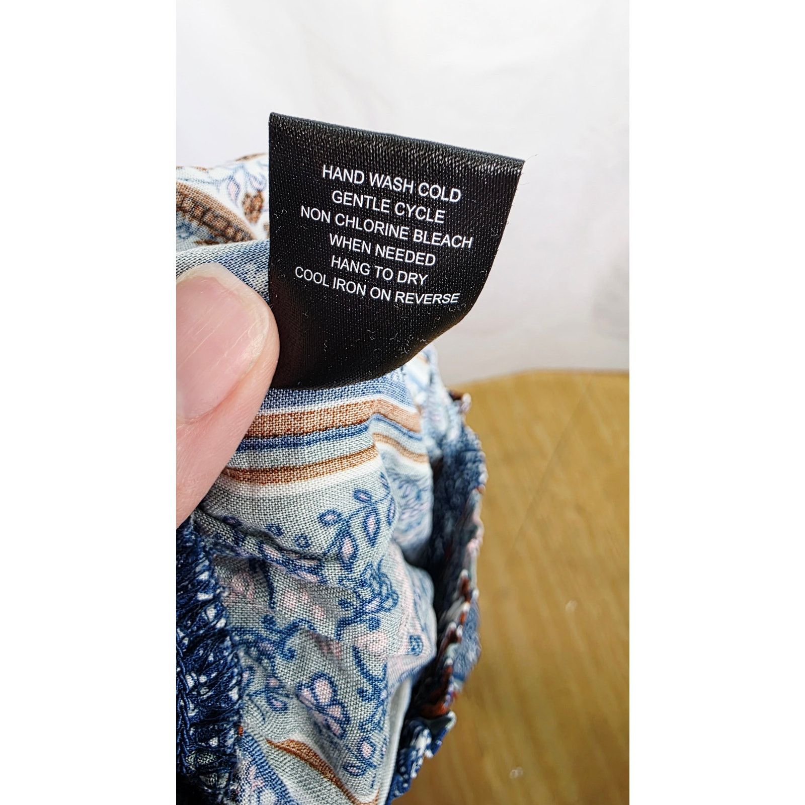 Other Bebop Boho Smocked Elastic Waist Wide Leg Women's Pants Size 25" / US 0 / IT 36 - 5 Thumbnail