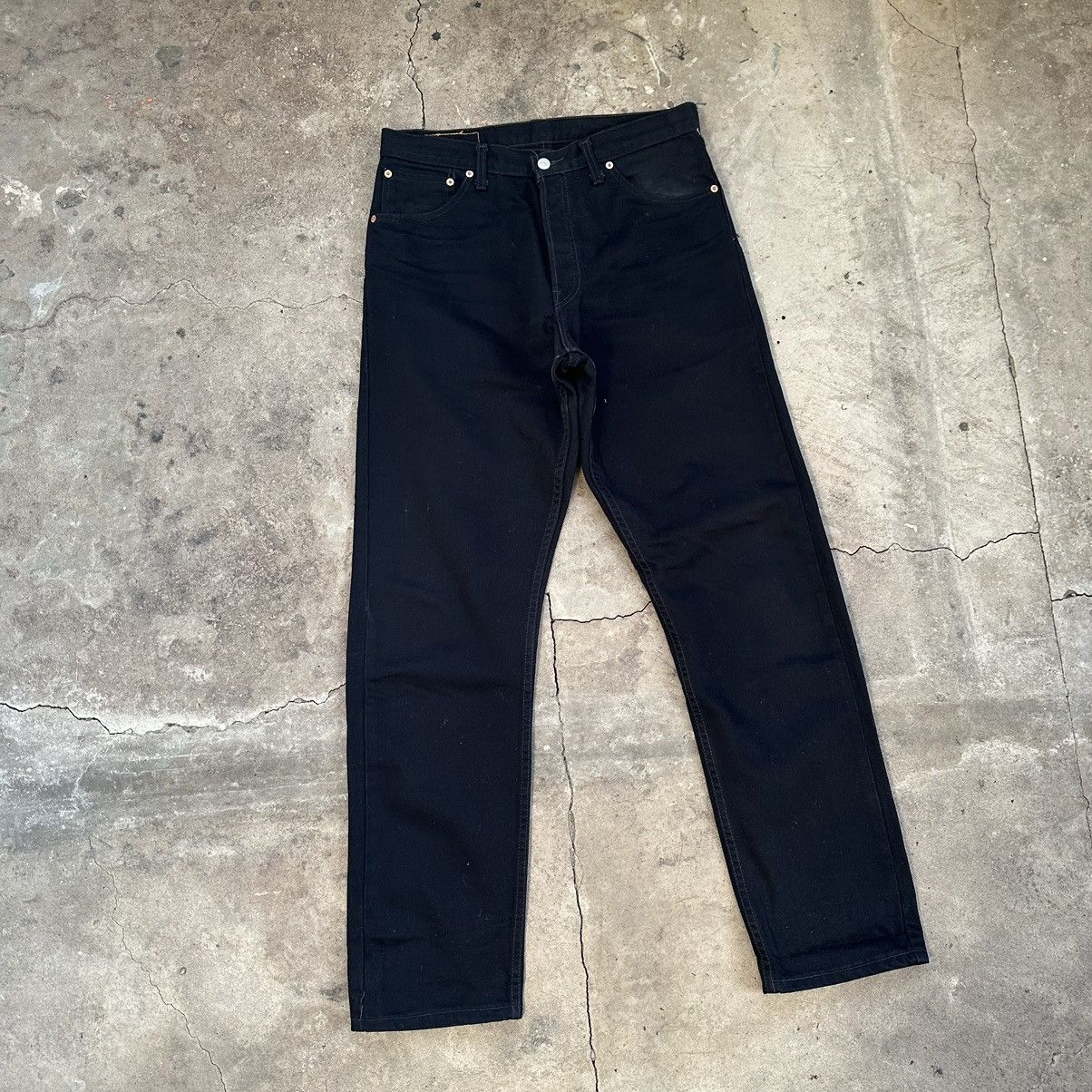 Levi's Levi’s 522 vintage black regular fit denim pants Size US 34 / EU 50 - 7 Thumbnail