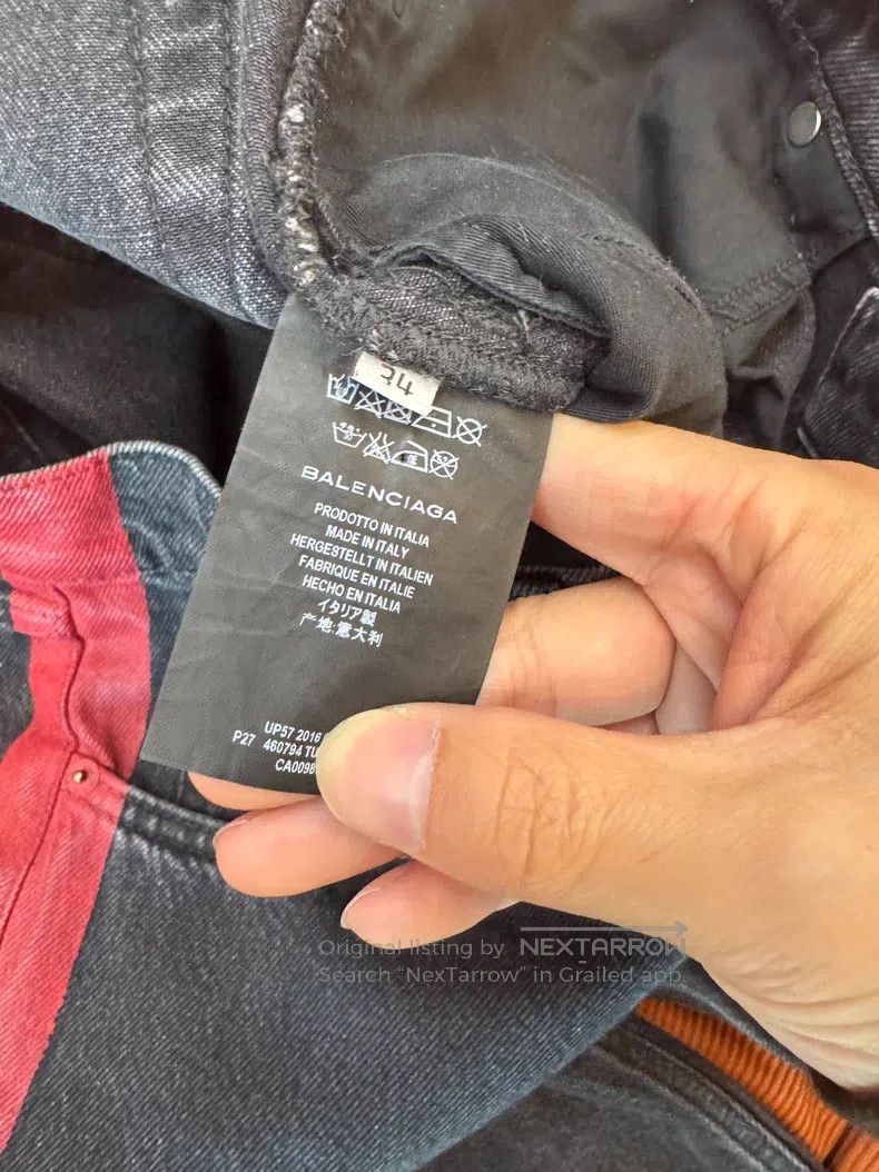 Balenciaga Balenciaga Black Jeans Size US 34 / EU 50 - 3 Thumbnail