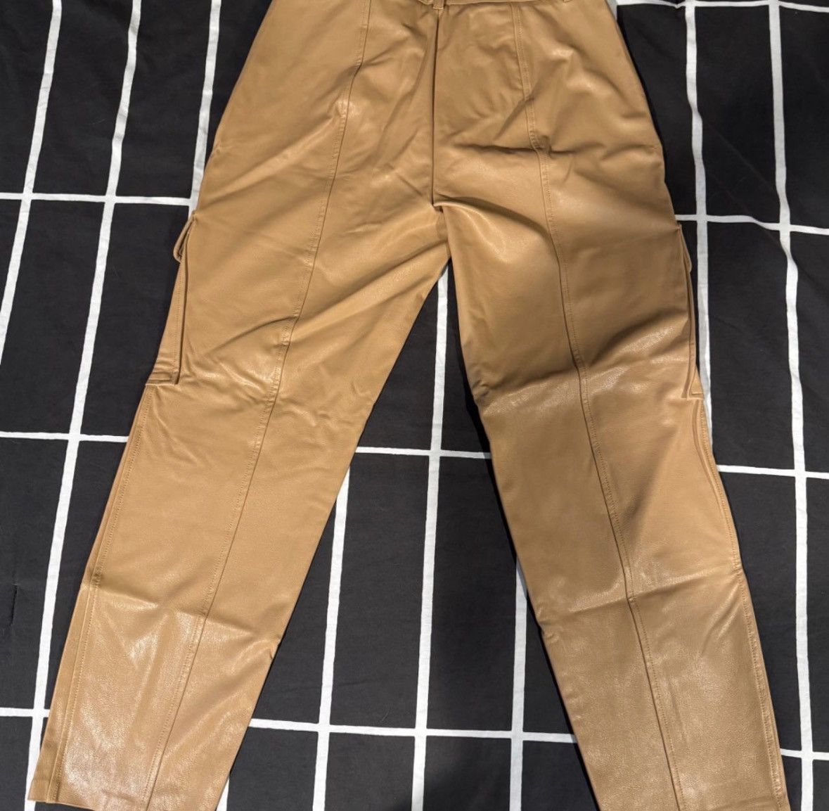 Commando NWT Commando Faux Leather 7/8 Utility Trouser in Camel/XS Size 25" / US 0 / IT 36 - 3 Thumbnail