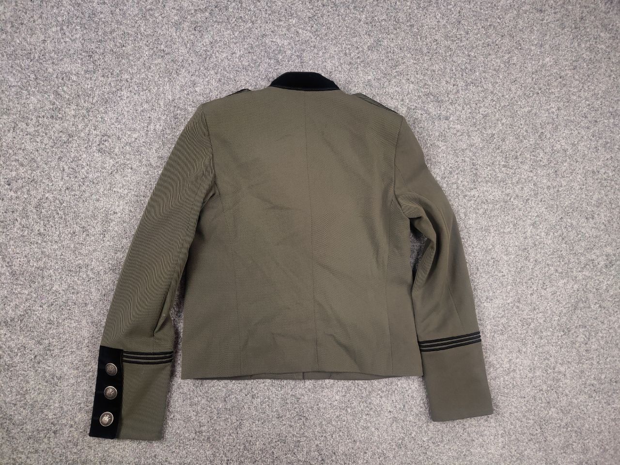 The Kooples The Kooples Short Khaki Military Button pocket Blazer Jacket Size S / US 4 / IT 40 - 11 Thumbnail