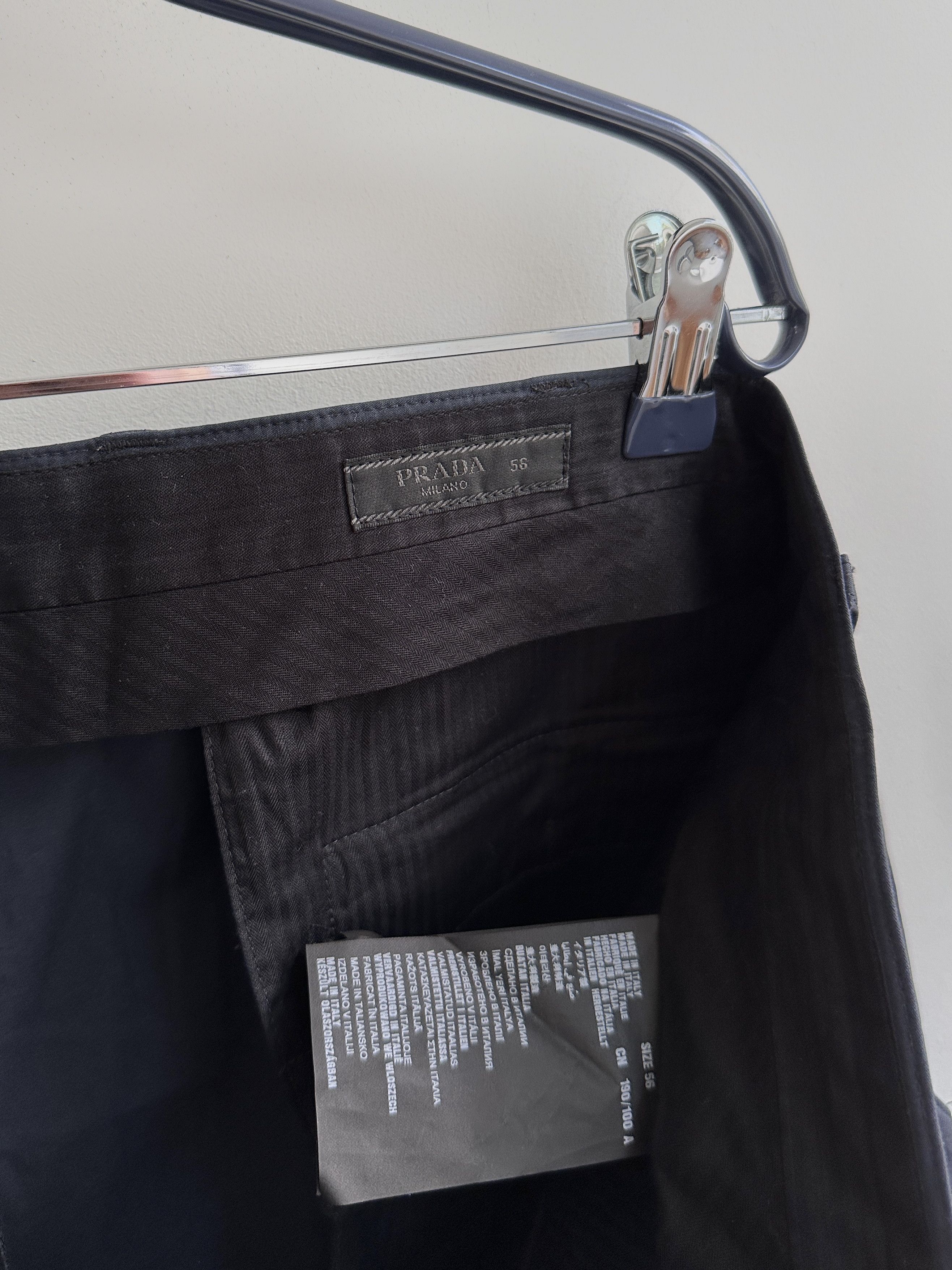 Prada Prada Navy Chino Casual Pants Trousers Size US 38 / EU 54 - 11 Thumbnail
