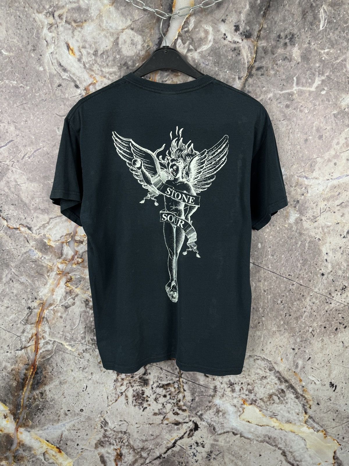Other × Vintage Men’s Stone Sour T-Shirt Rock Band T-Shirt Medium Size US M / EU 48-50 / 2 - 12 Thumbnail