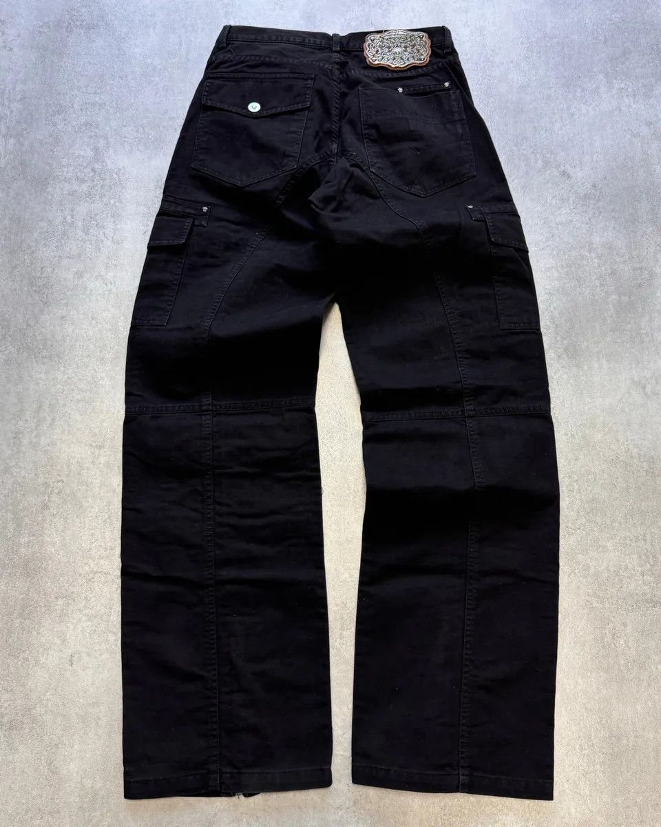 Versace 2000s Versace Utility Black Cargo Pants Size US 30 / EU 46 - 7 Thumbnail