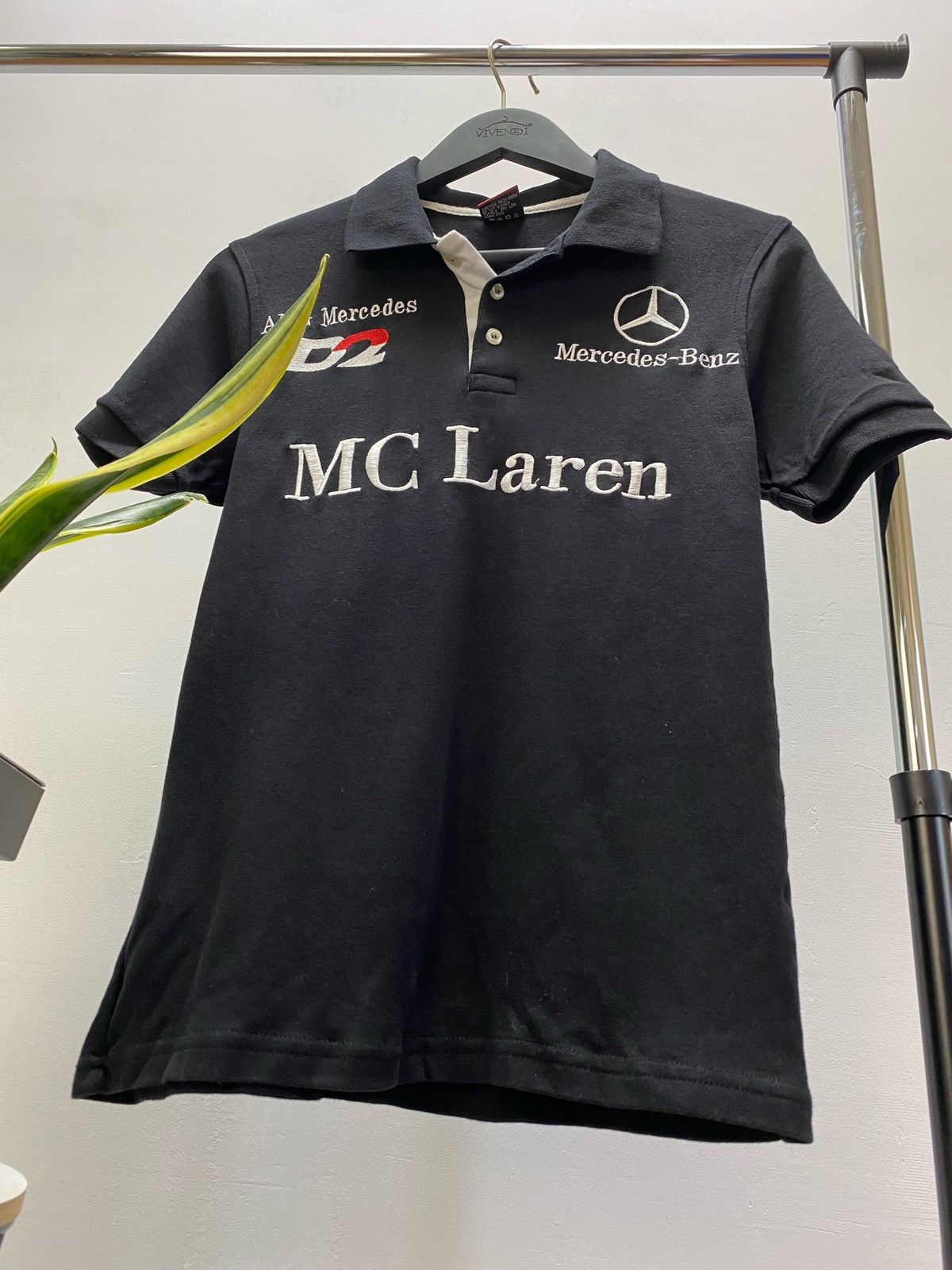 Mercedes-Benz × Vintage Vintage T-shirts Mercedes- Benz Mc Laren AMG D2 Polo Y2K Size US S / EU 44-46 / 1 - 4 Thumbnail