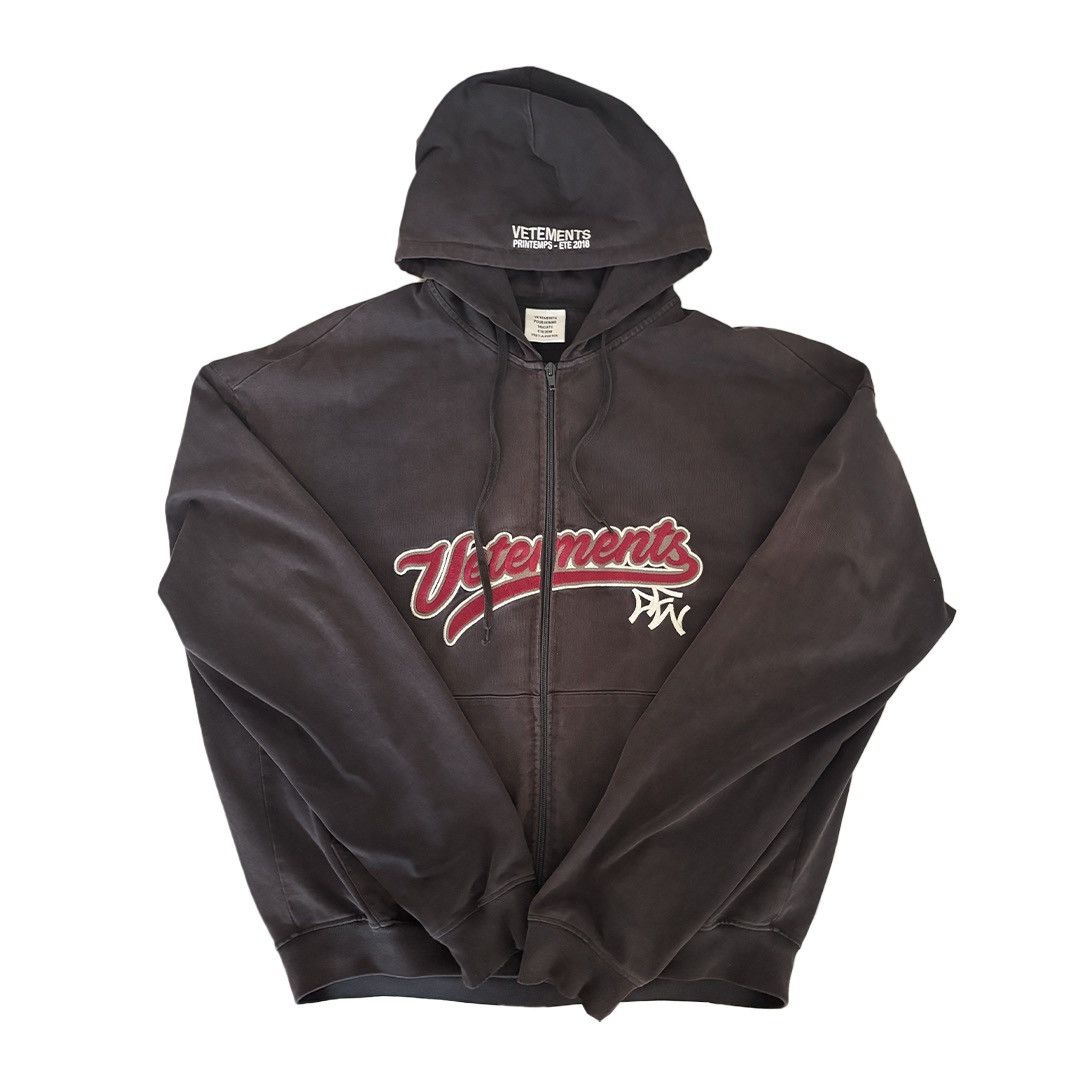 Vetements Vetements SS18 Bro Zip Up Hoodie Size US XS / EU 42 / 0 - 1 Thumbnail