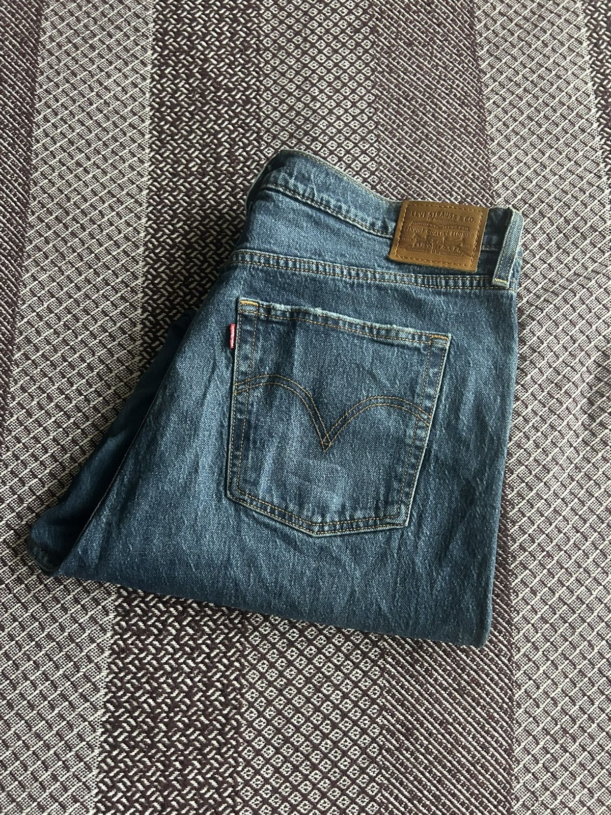 Levi's Levis Premium Model Ribcage Straight Big E Faded Size W33 Size US 33 - 13 Thumbnail