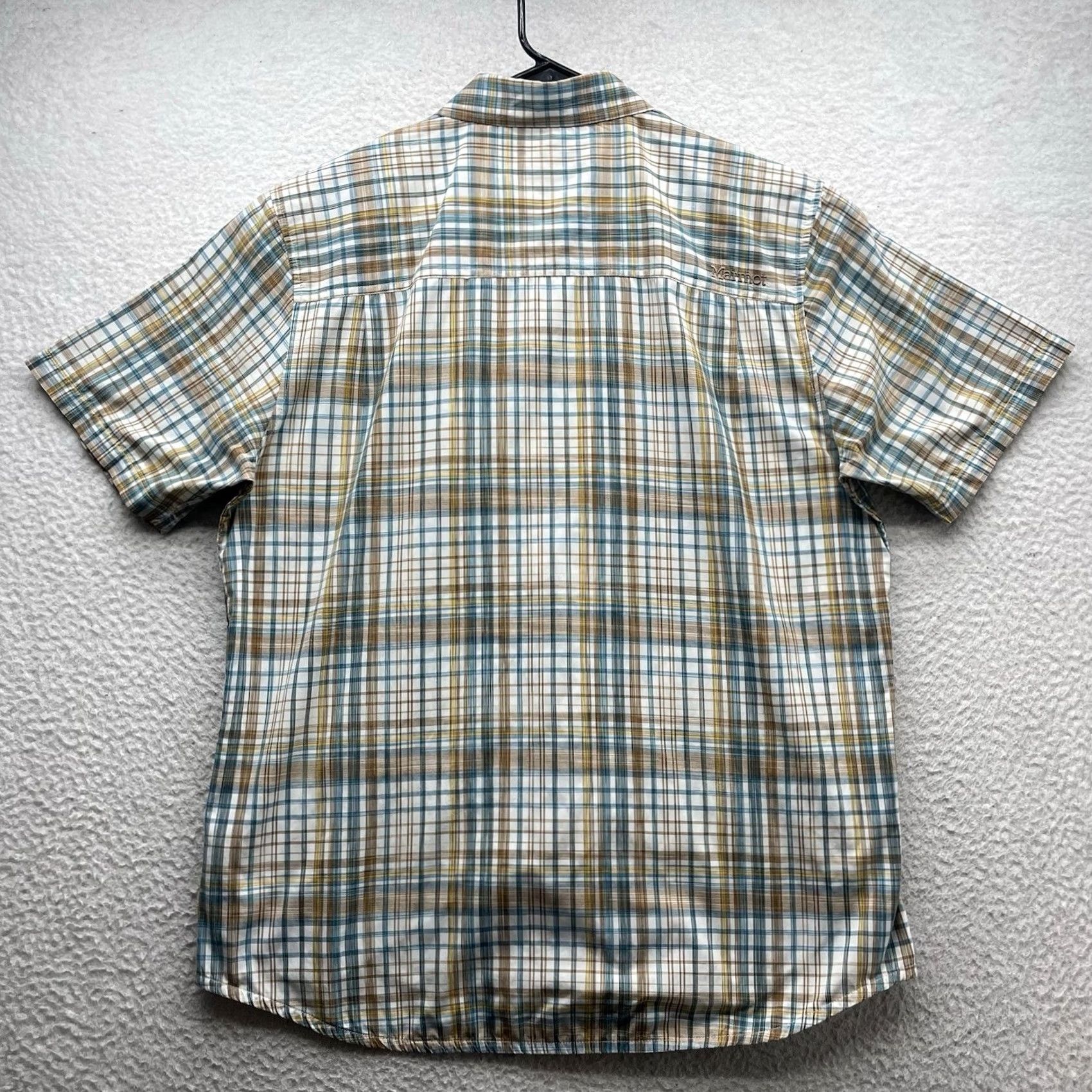 Marmot Marmot Shirt Mens Large Multicolor Plaid Short Sleeve Button-Up UV Quick Dry Outdoor Camp Size US L / EU 52-54 / 3 - 5 Thumbnail