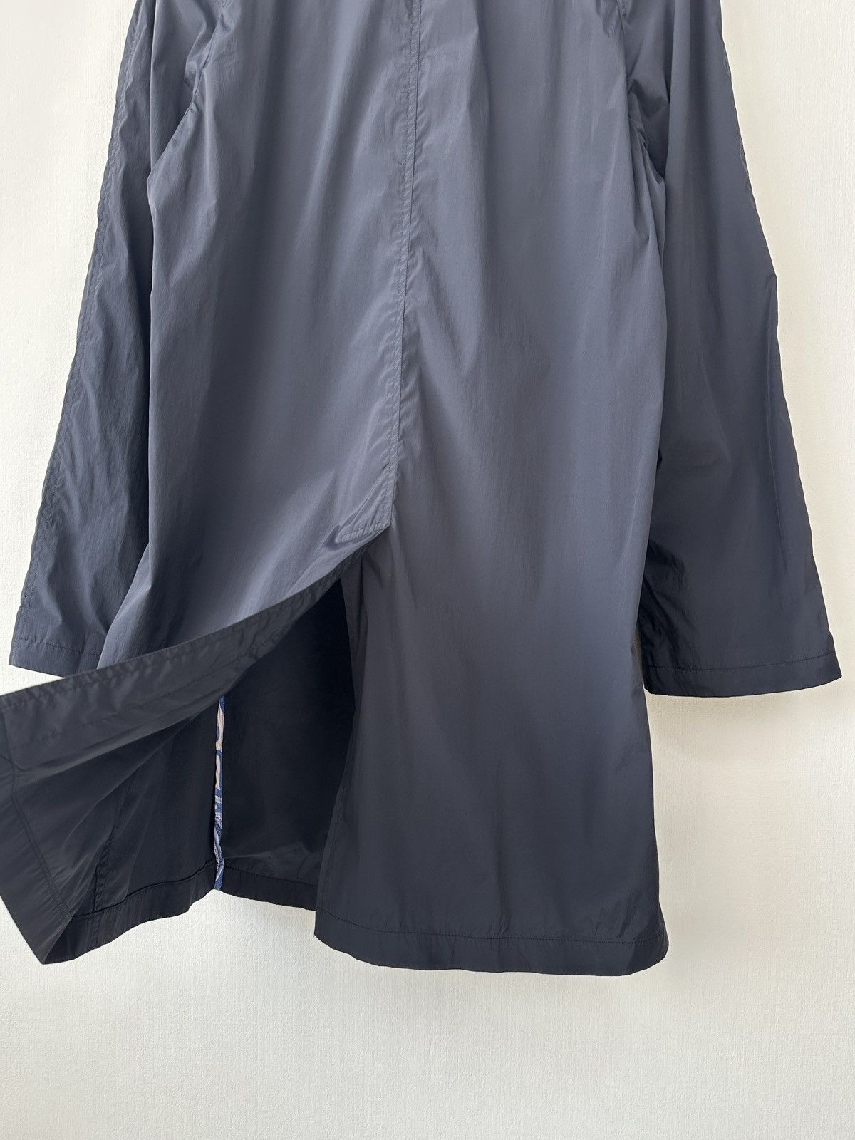 Etro ETRO Milano Nylon Trench Coat Leather Details Men’s size 52 Size US L / EU 52-54 / 3 - 11 Thumbnail