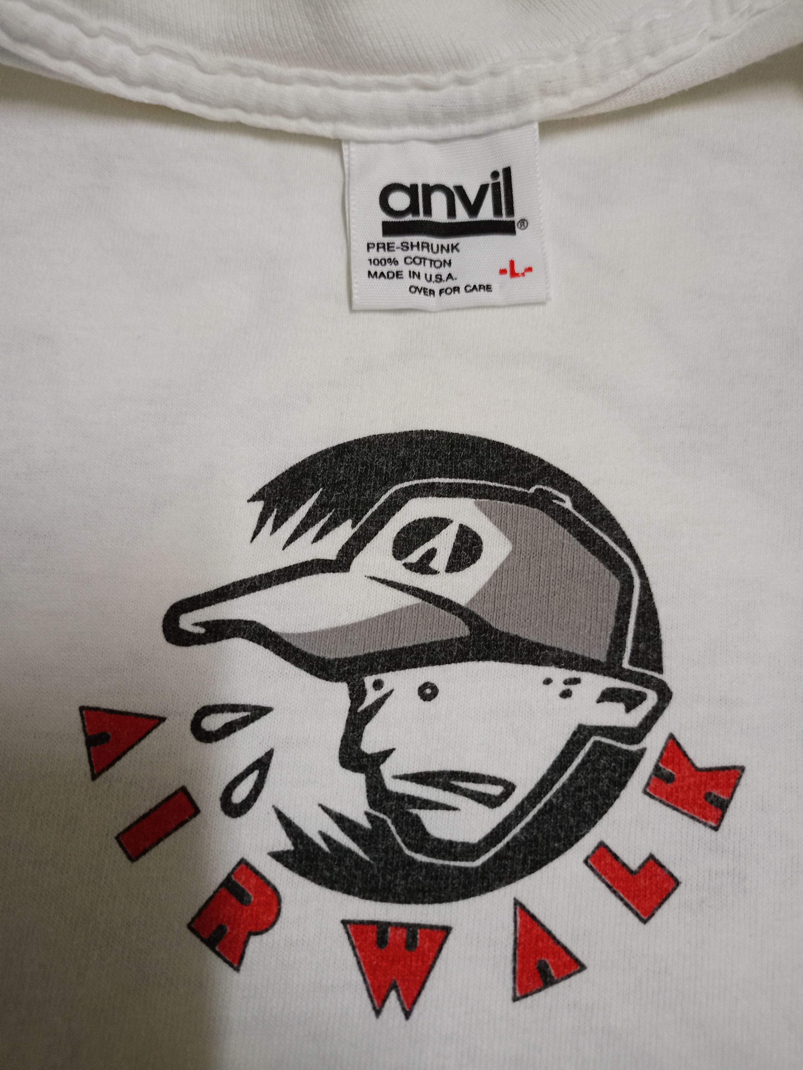 Airwalk × Santa Cruz Skateboards × Vintage Vintage rare Airwalk t shirt Size US L / EU 52-54 / 3 - 3 Thumbnail