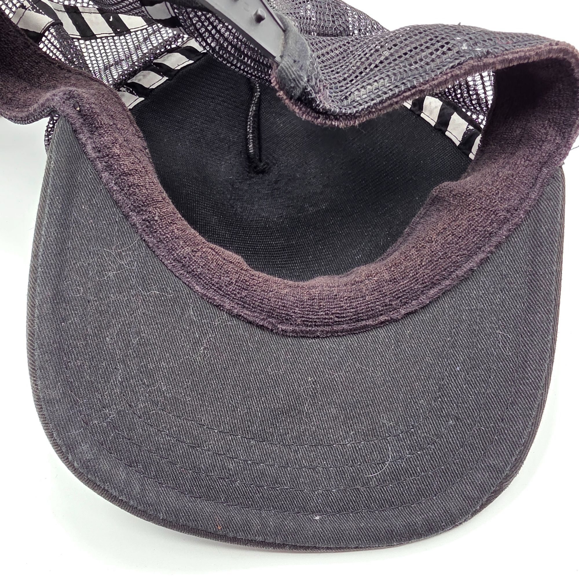Vans Vans Gray Black Trucker Snapback Logo Hat Mesh Back Casual O Size ONE SIZE - 8 Thumbnail